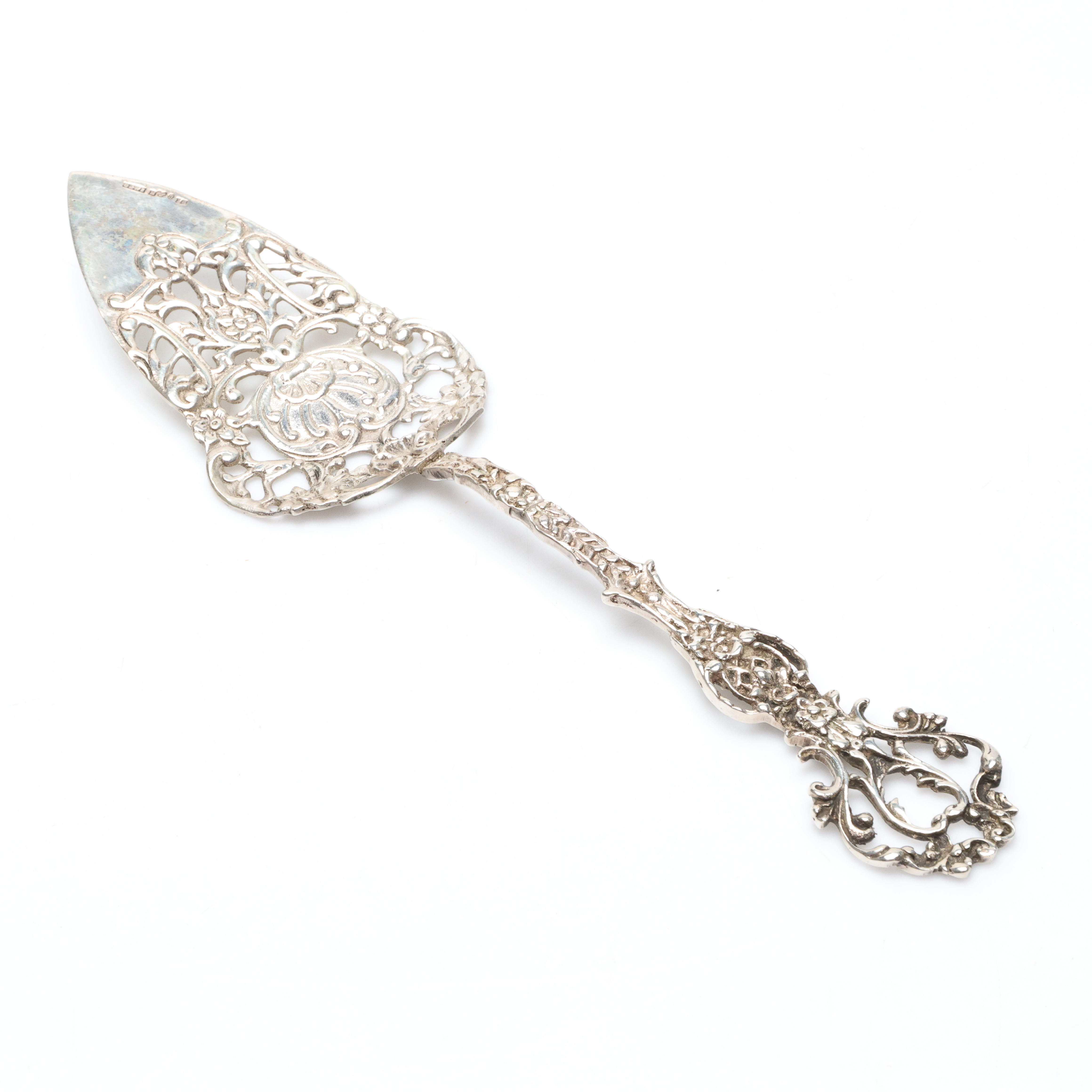 TÅRTSPADE, silver, rokokostil, 1900-tal.