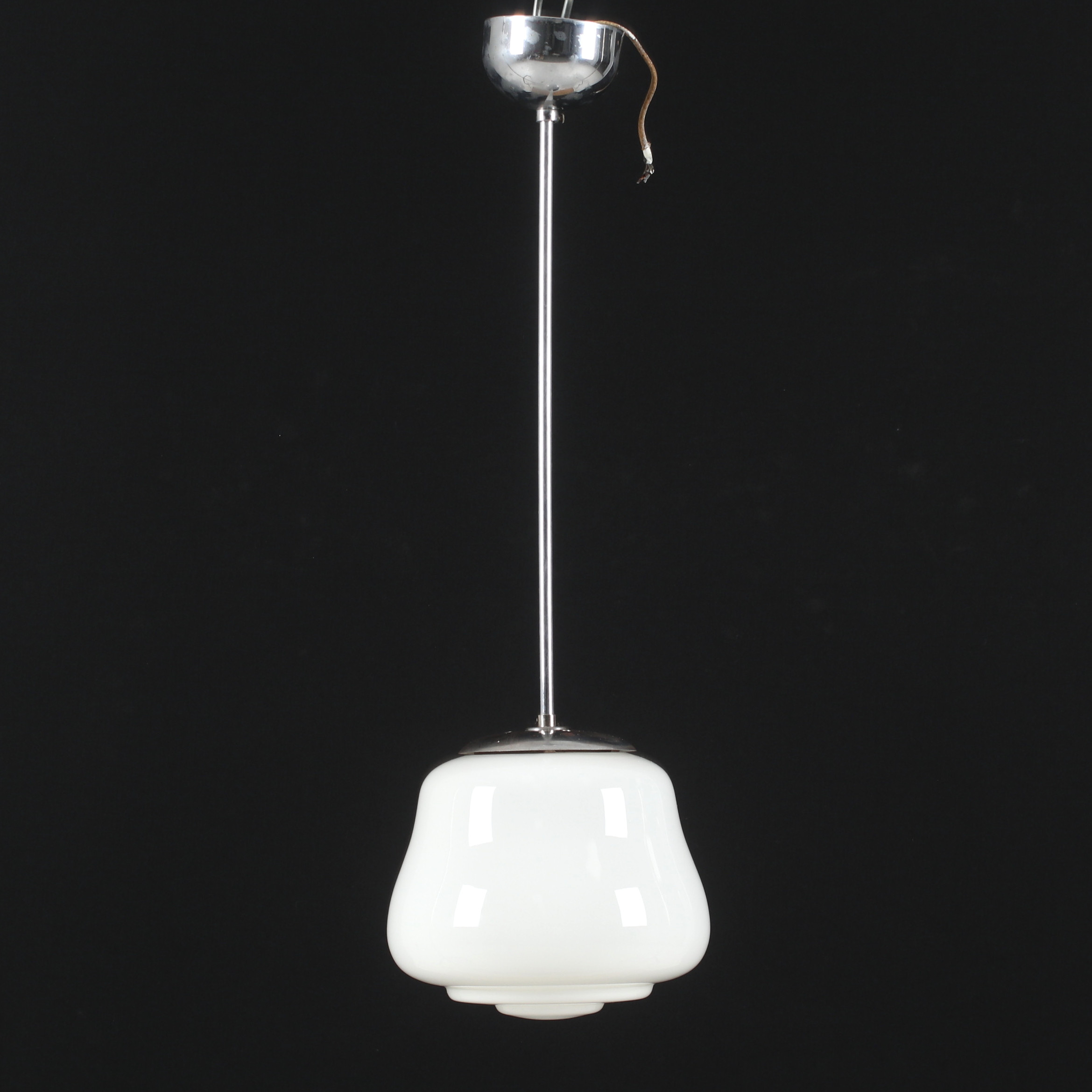 TAKLAMPA, glas, funkis, 1930/40-tal.