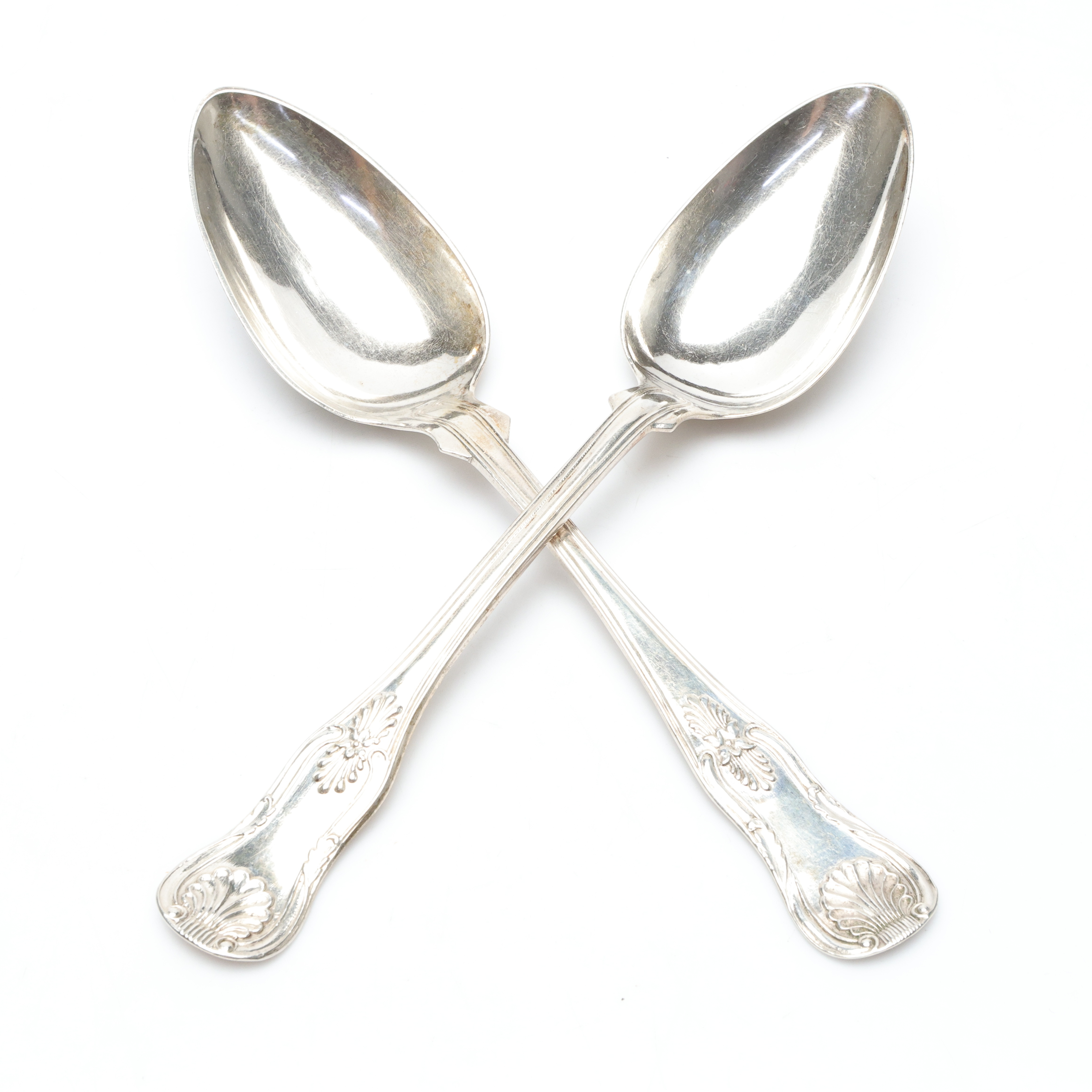SKEDAR, 2 st, silver, 1800-tal, vikt ca 113 gram.