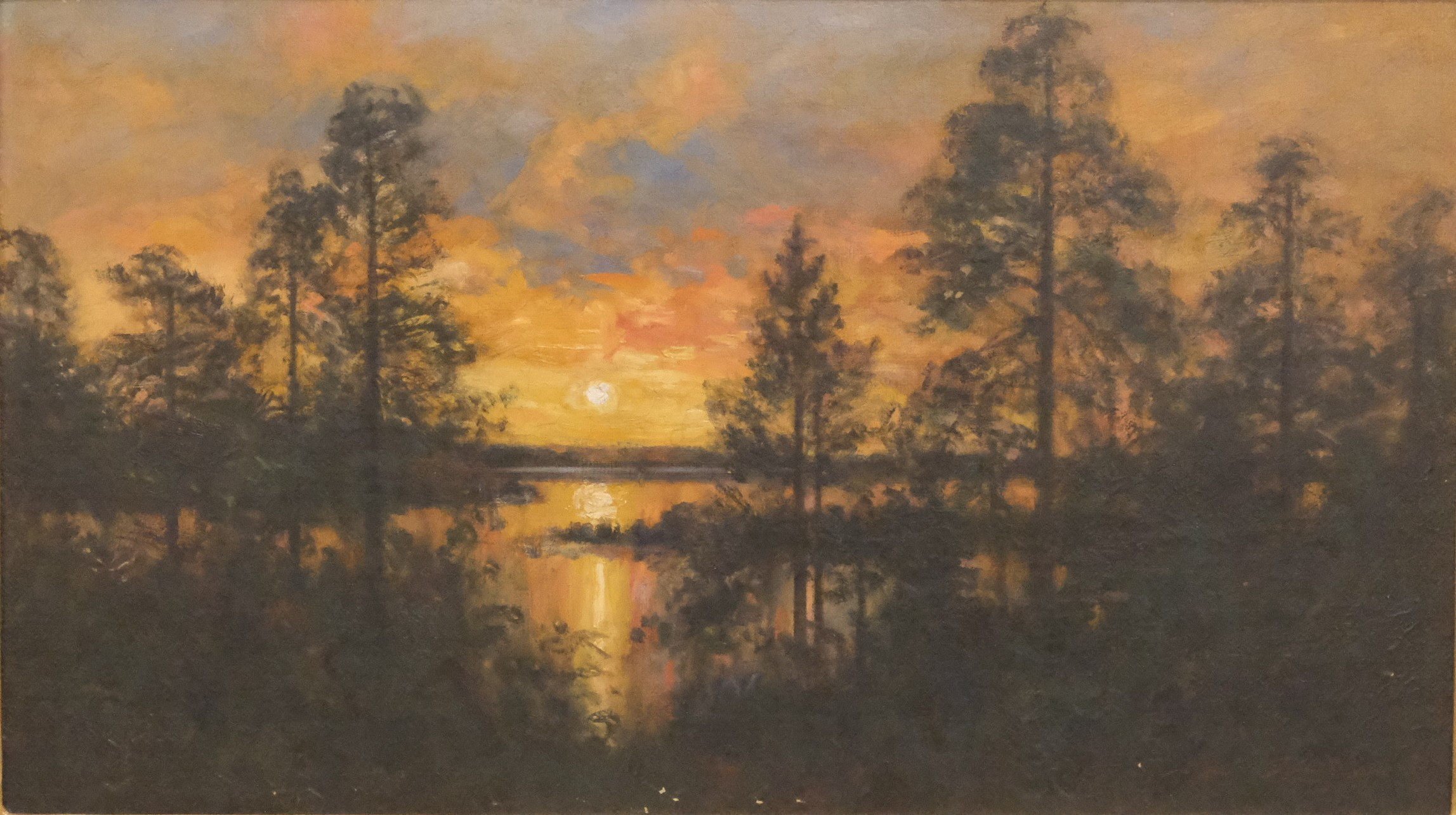 SEVERIN NILSON. SKÄRGÅRD I SOLNEDGÅNG.