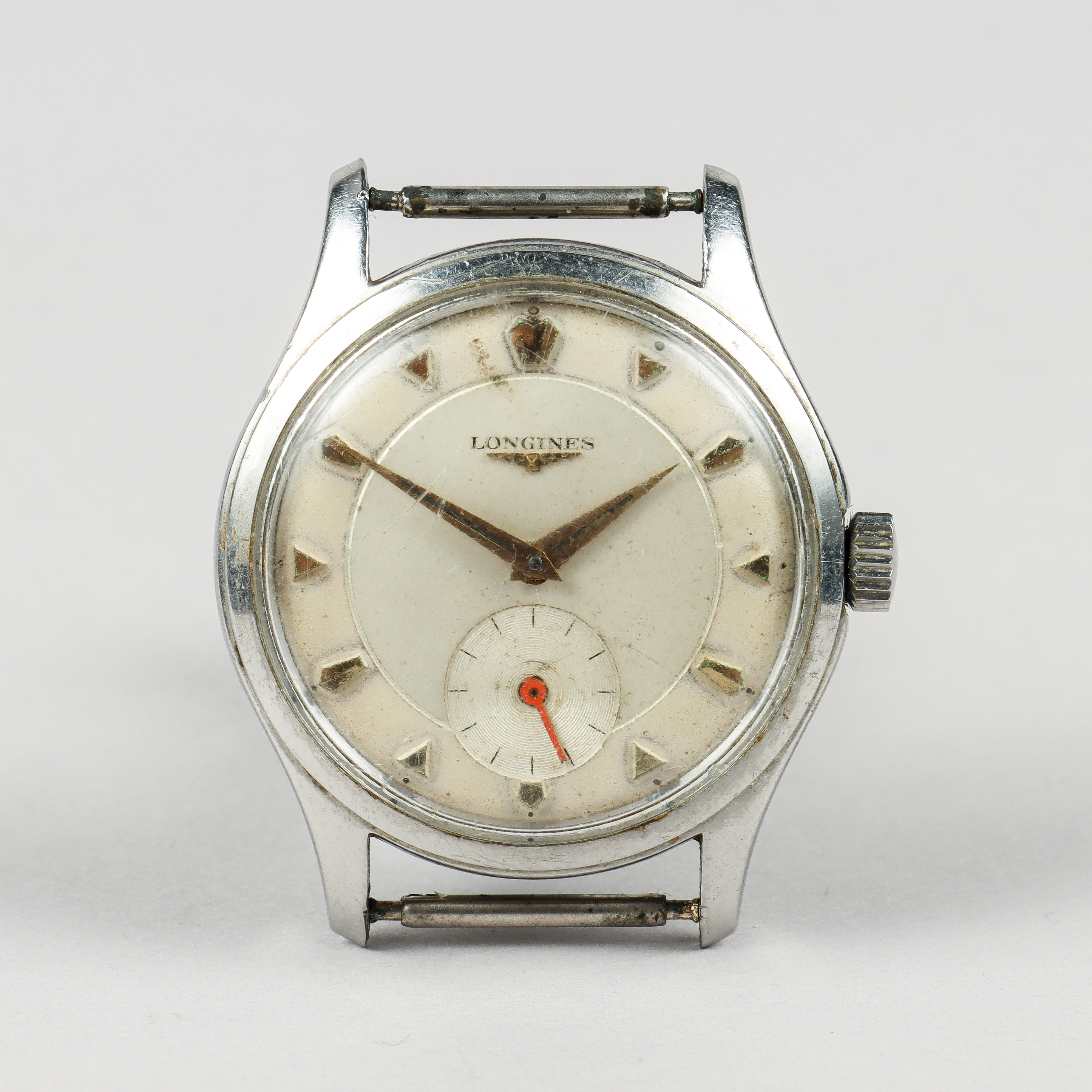 LONGINES, stål, manuell, 1950/60-tal.