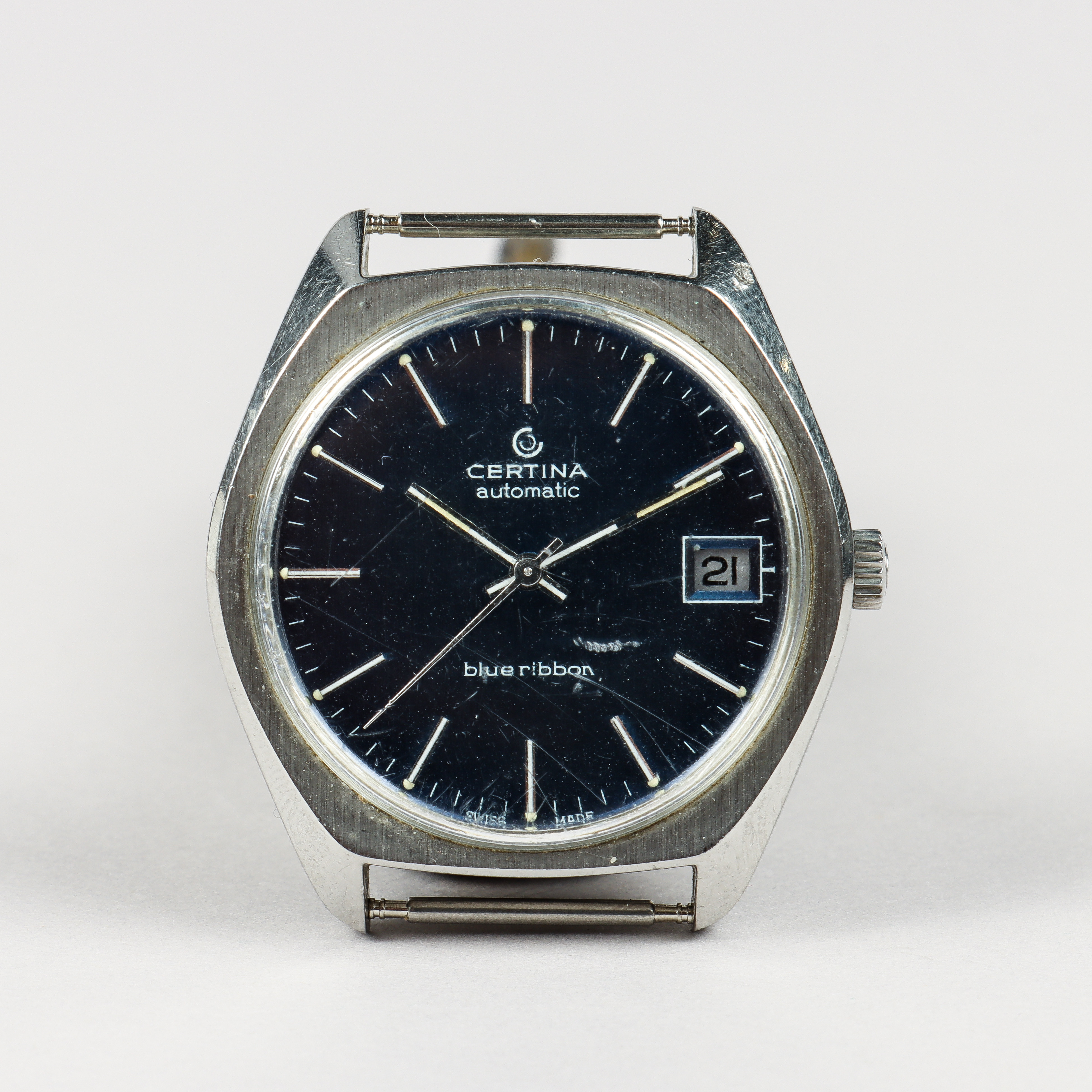 CERTINA Automatic, Blue Ribbon, stål, 1970-tal.