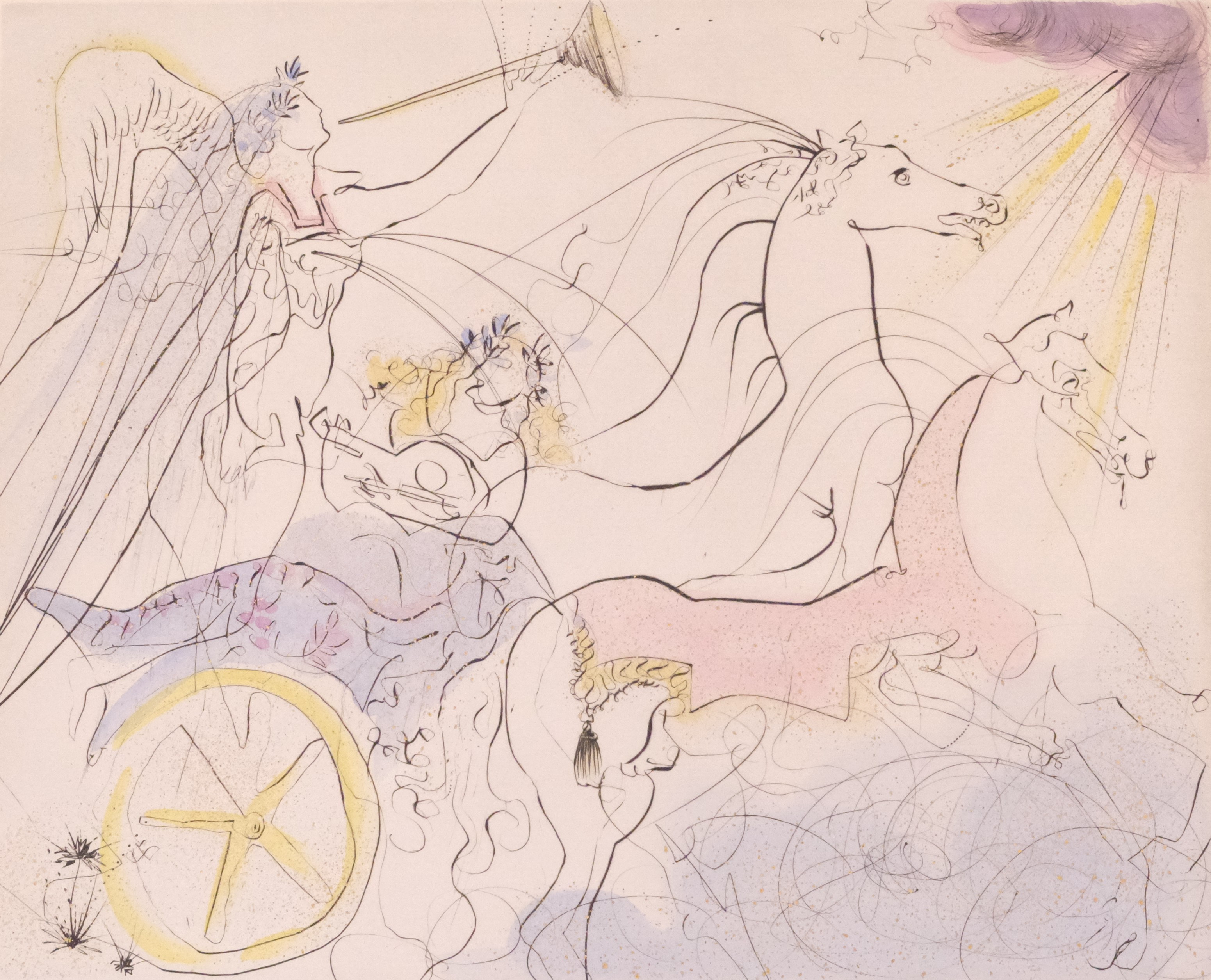 SALVADOR DALÍ. "EUTERPE", UR "LES MUSES".