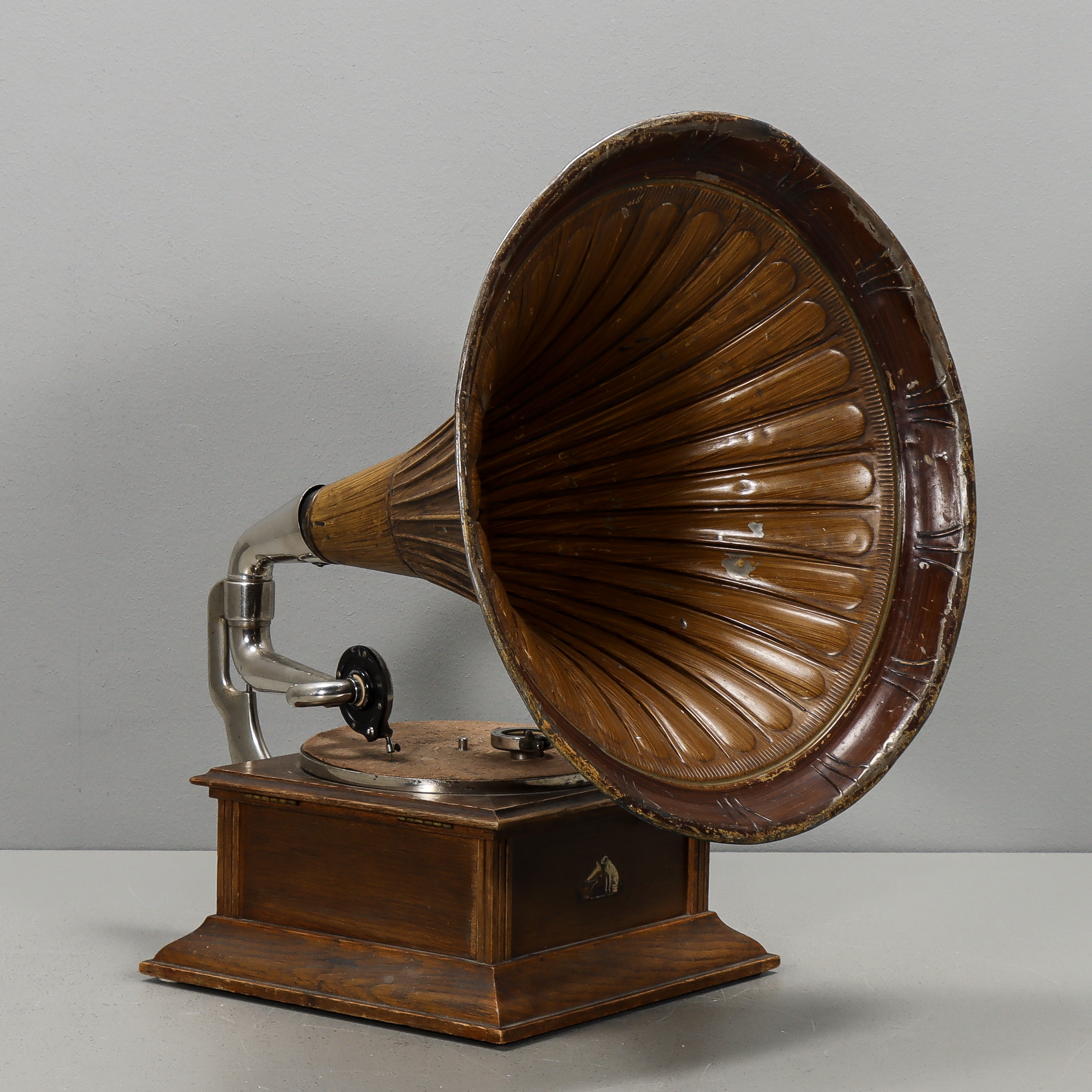 TRATTGRAMOFON Olympia Rex, His Masters Voice, 18/1900-tal.