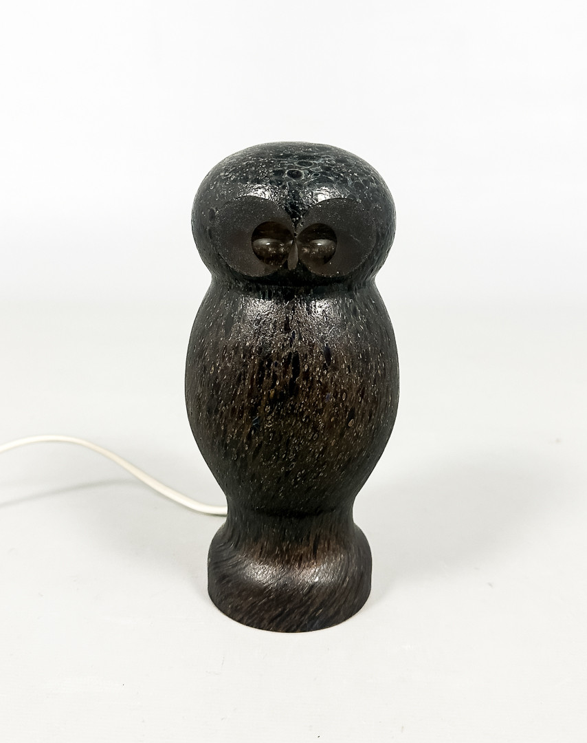 MONICA BACKSTRÖM. BORDSLAMPA, glas, Skruf Glasbruk.