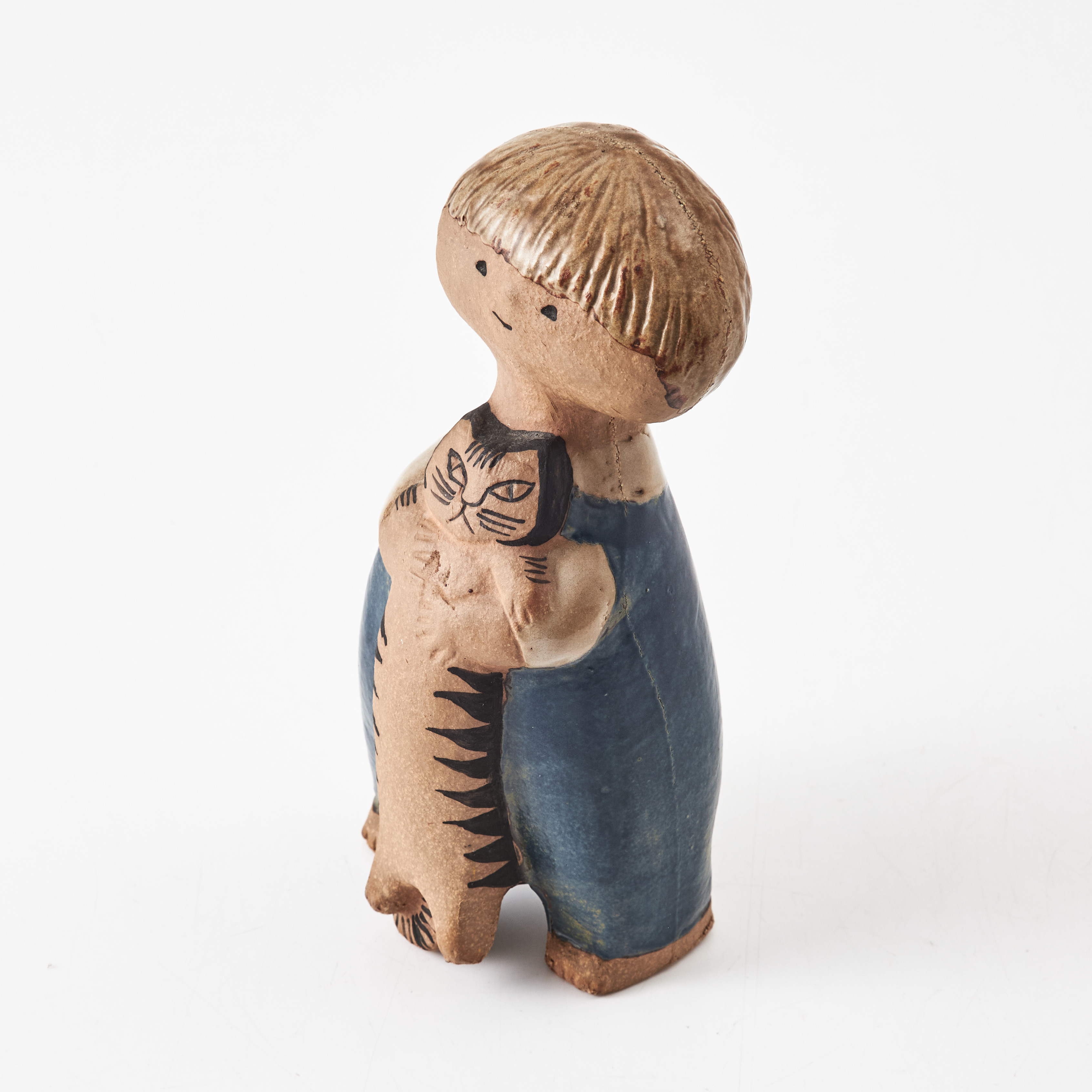 LISA LARSON. "Pelle" Gustavsberg, glaserat stengods, signerad Lisa L.
