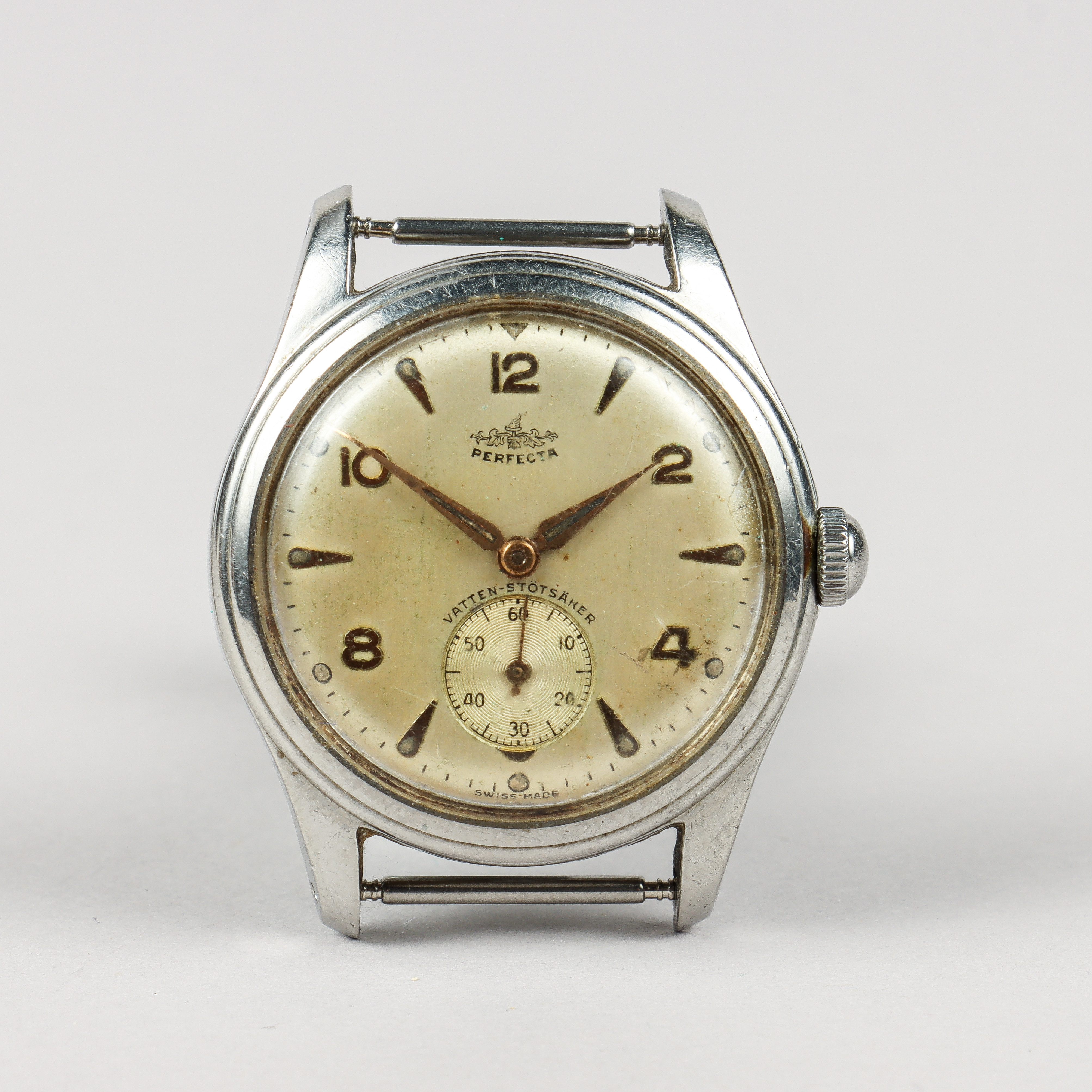 PERFECTA, stål, manuell, 1950-tal.