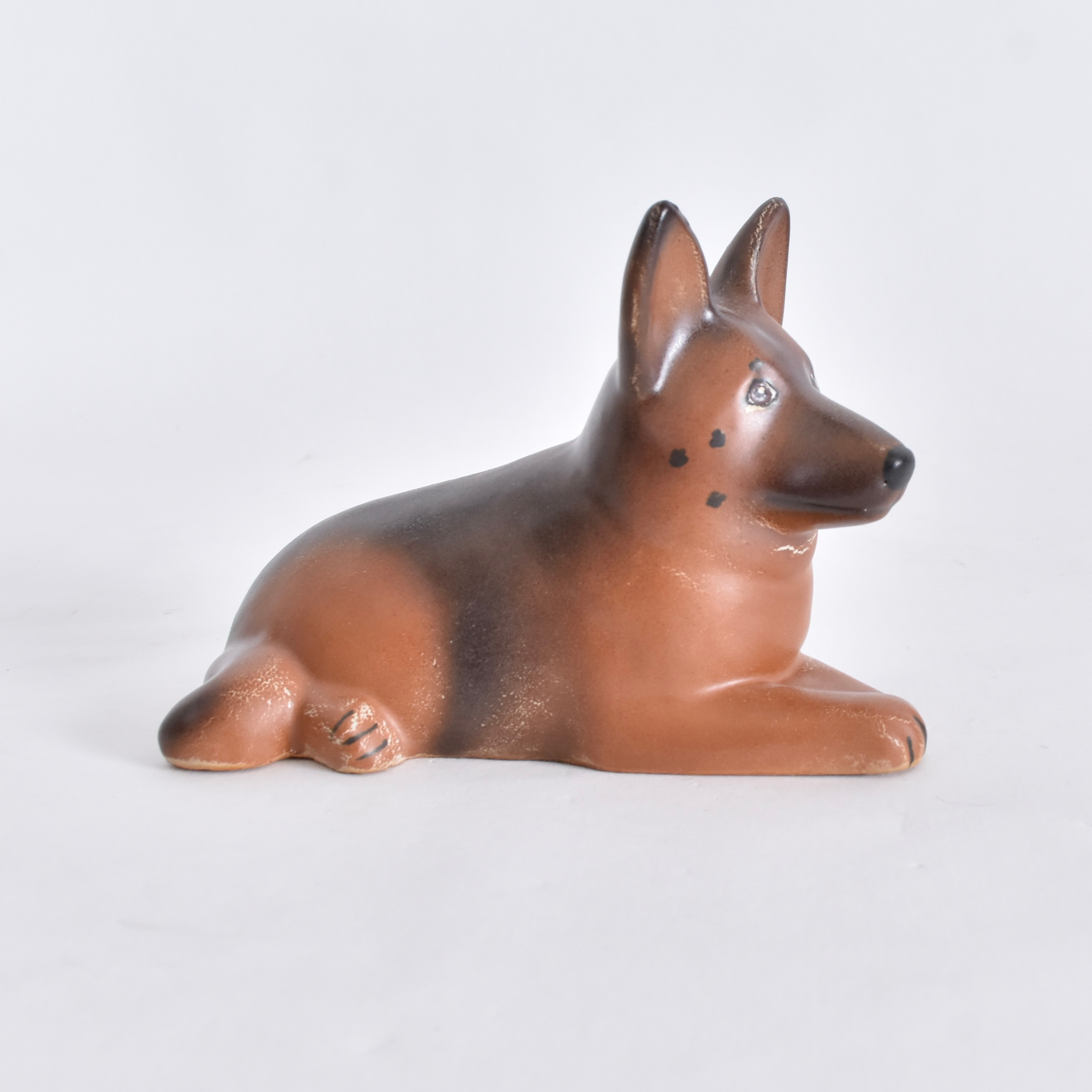 LISA LARSON. figurin, glaserat stengods, "Schäfer".
