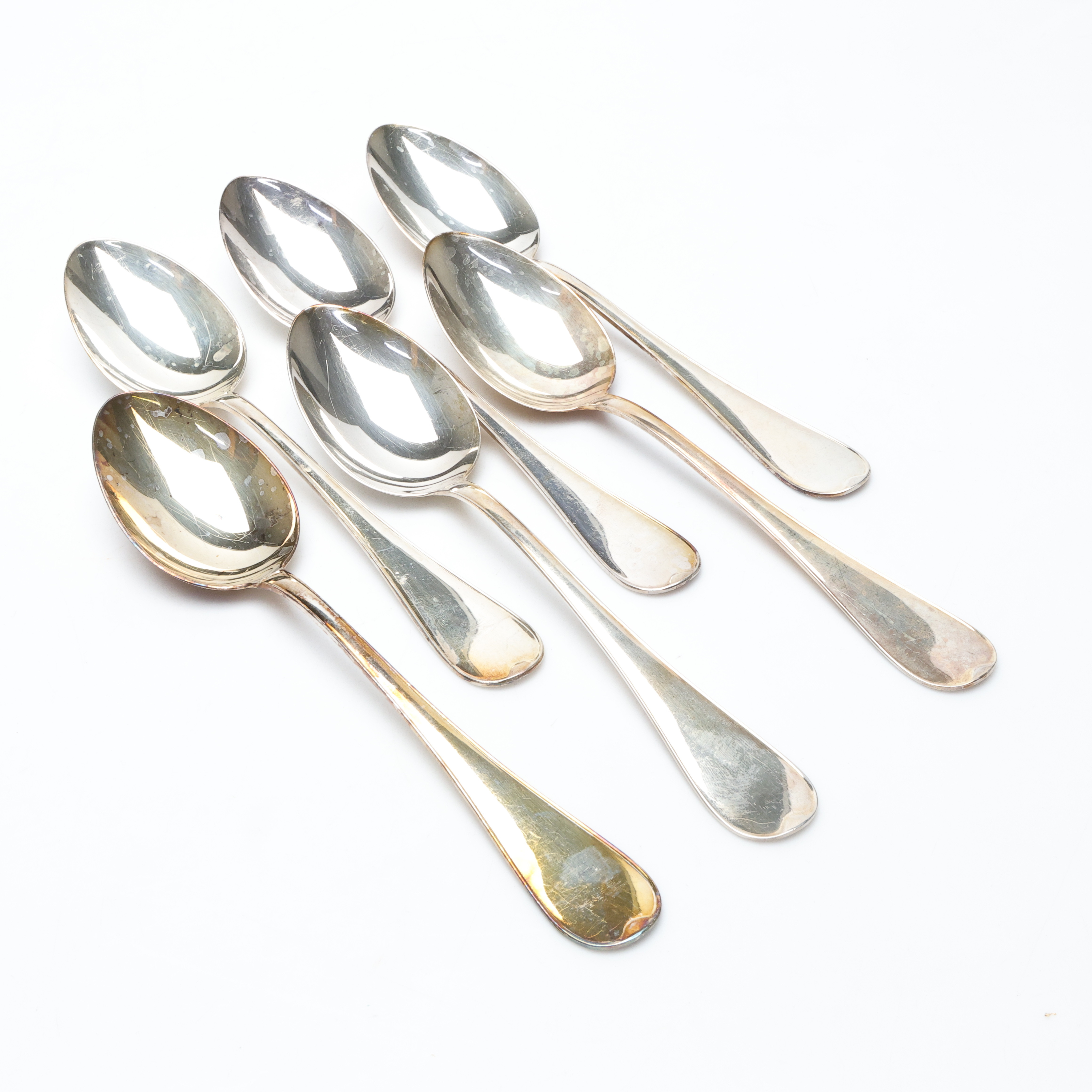 SKEDAR, 6 st, silver, vikt ca 335 gram.