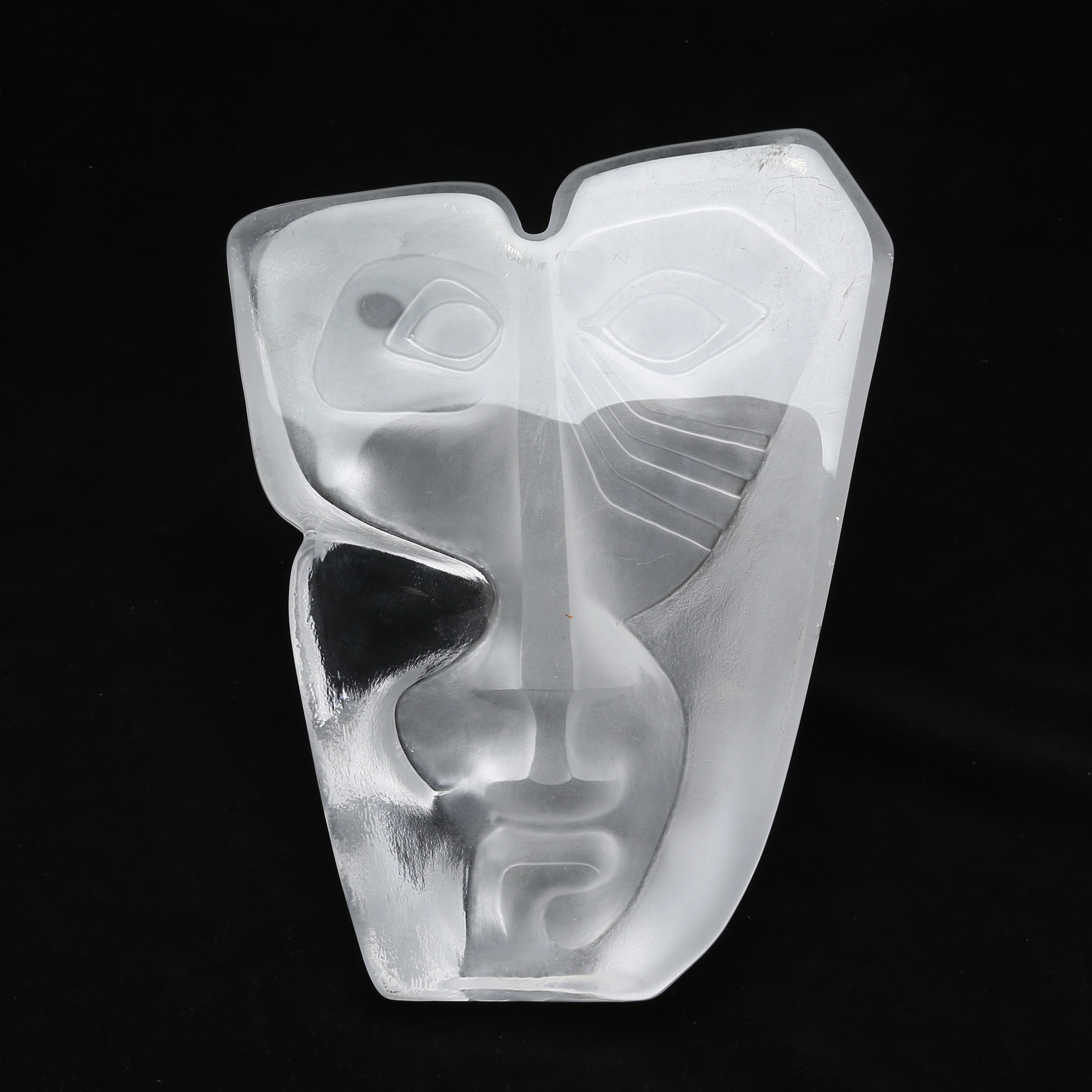 MATS JONASSON. SKULPTUR, glas,. Målerås, osignerad.