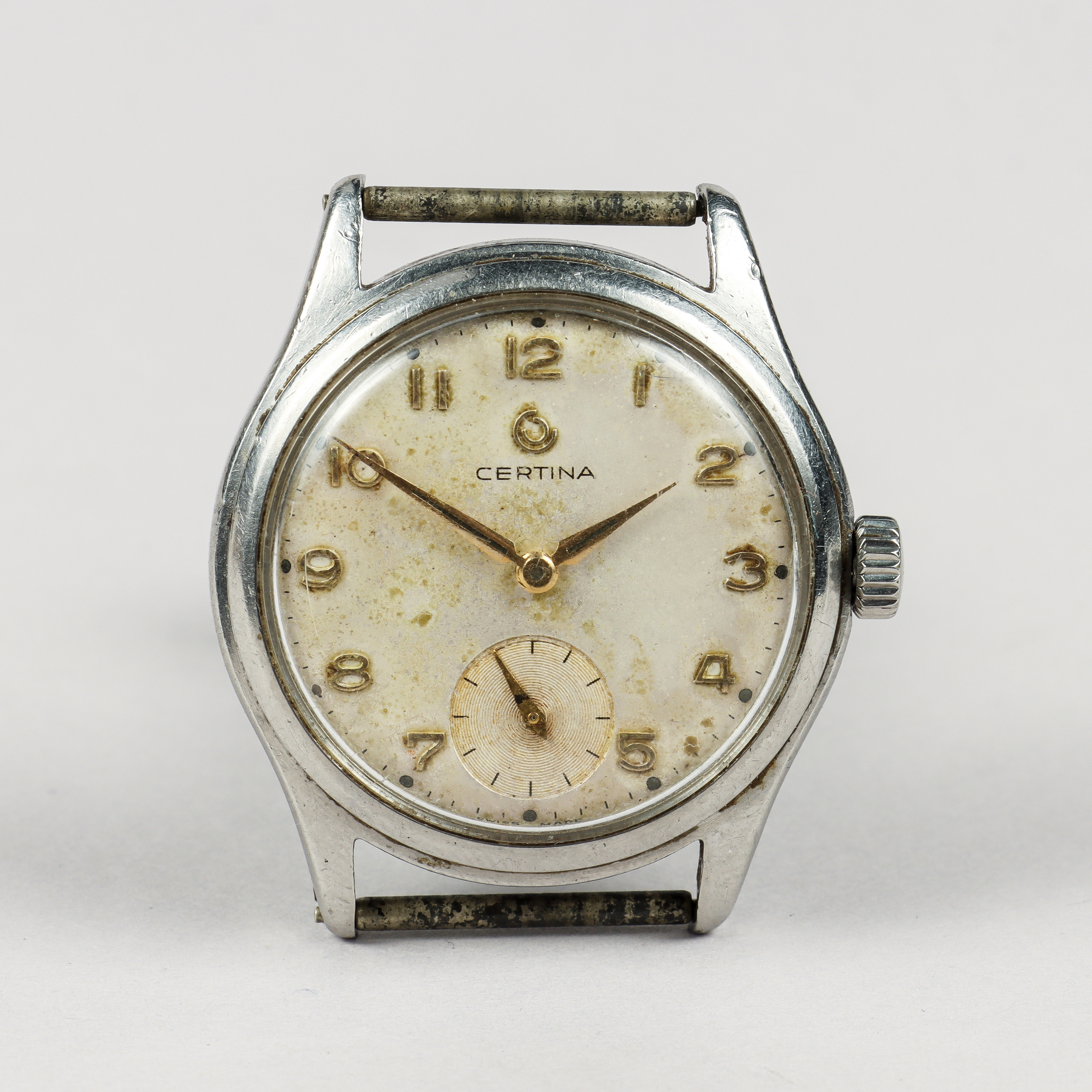 CERTINA, stål, manuell, 1950-tal.