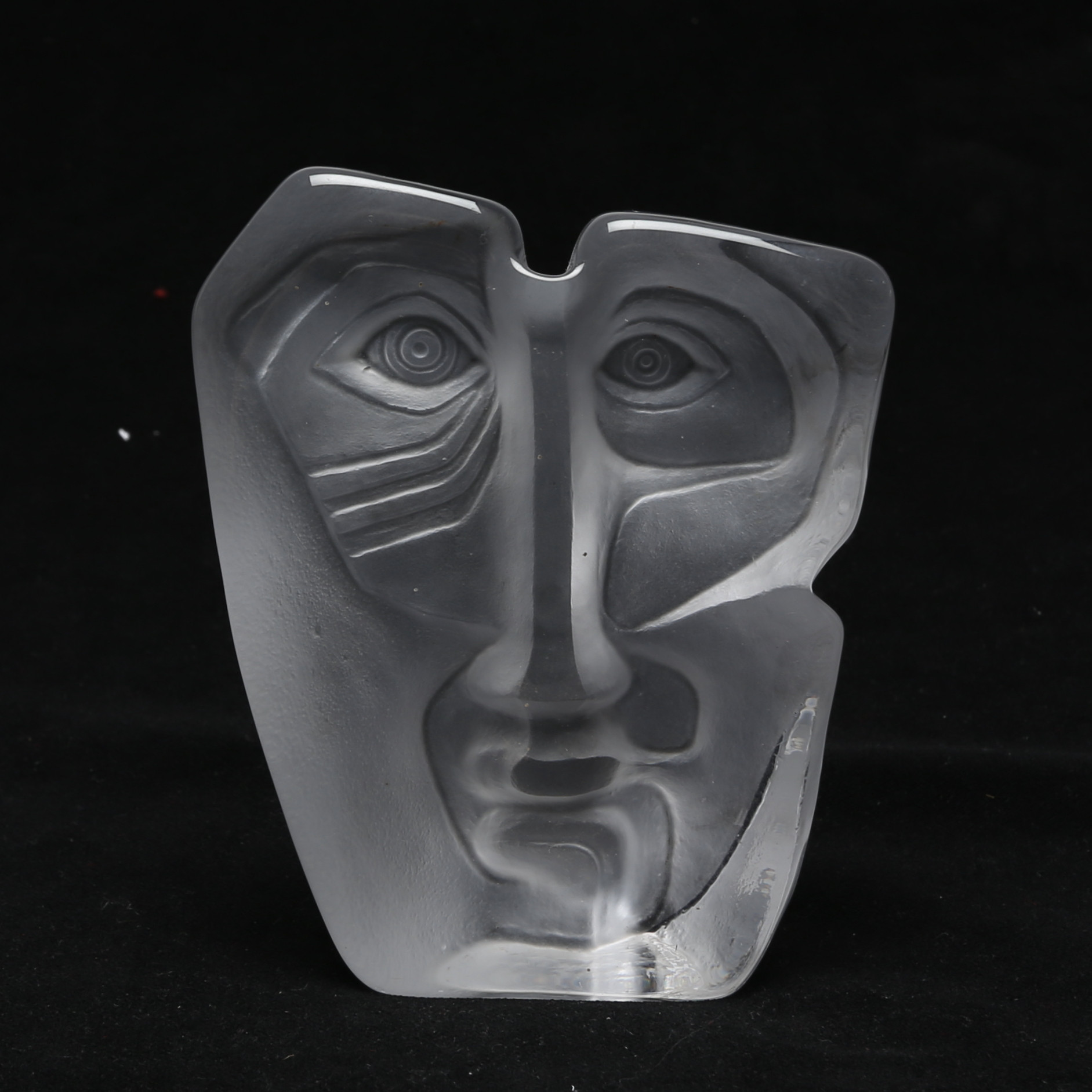 MATS JONASSON. SKULPTUR, glas, Målerås, osignerad.