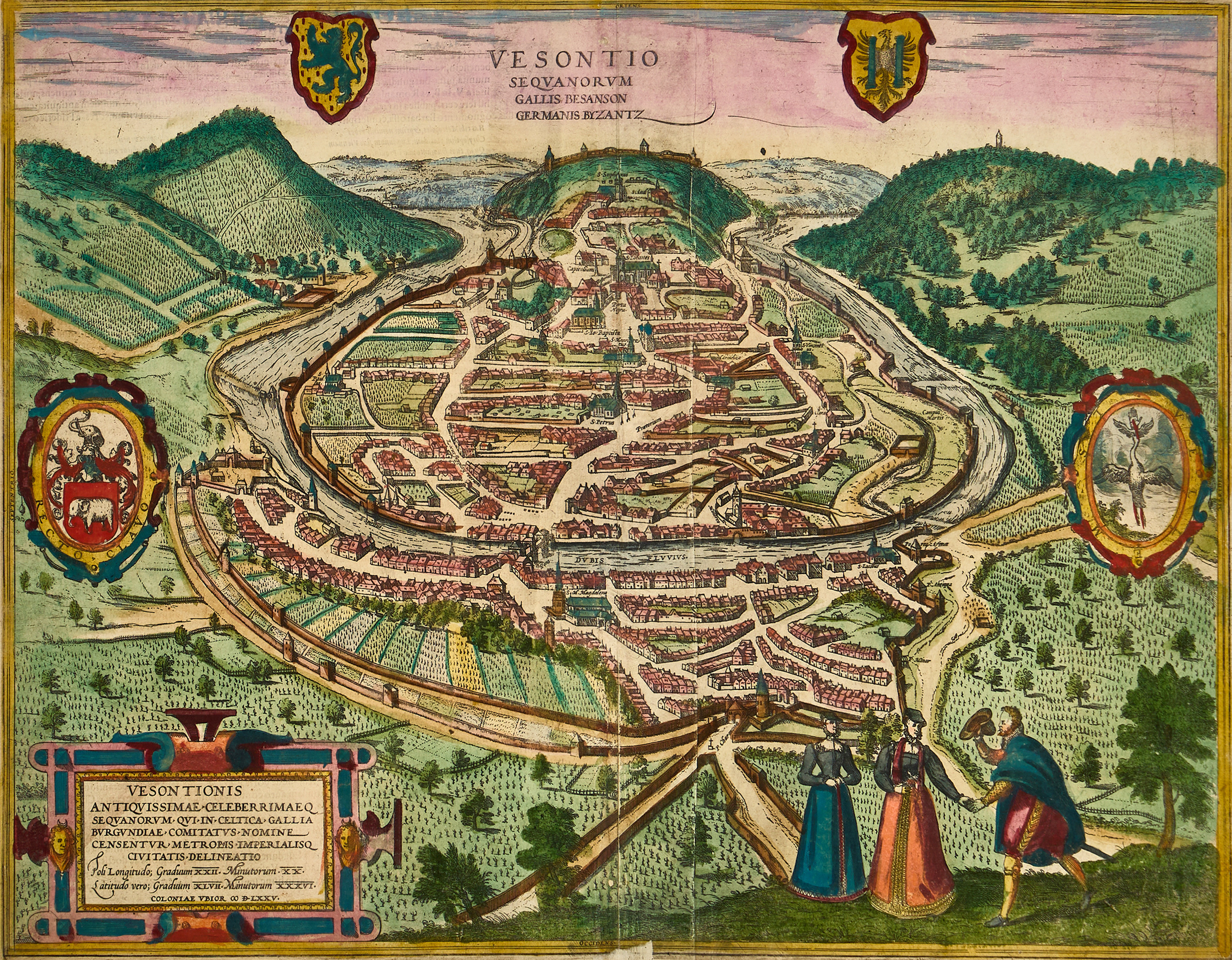 BRAUN/HOGENBERG, Vesontio, 1623.