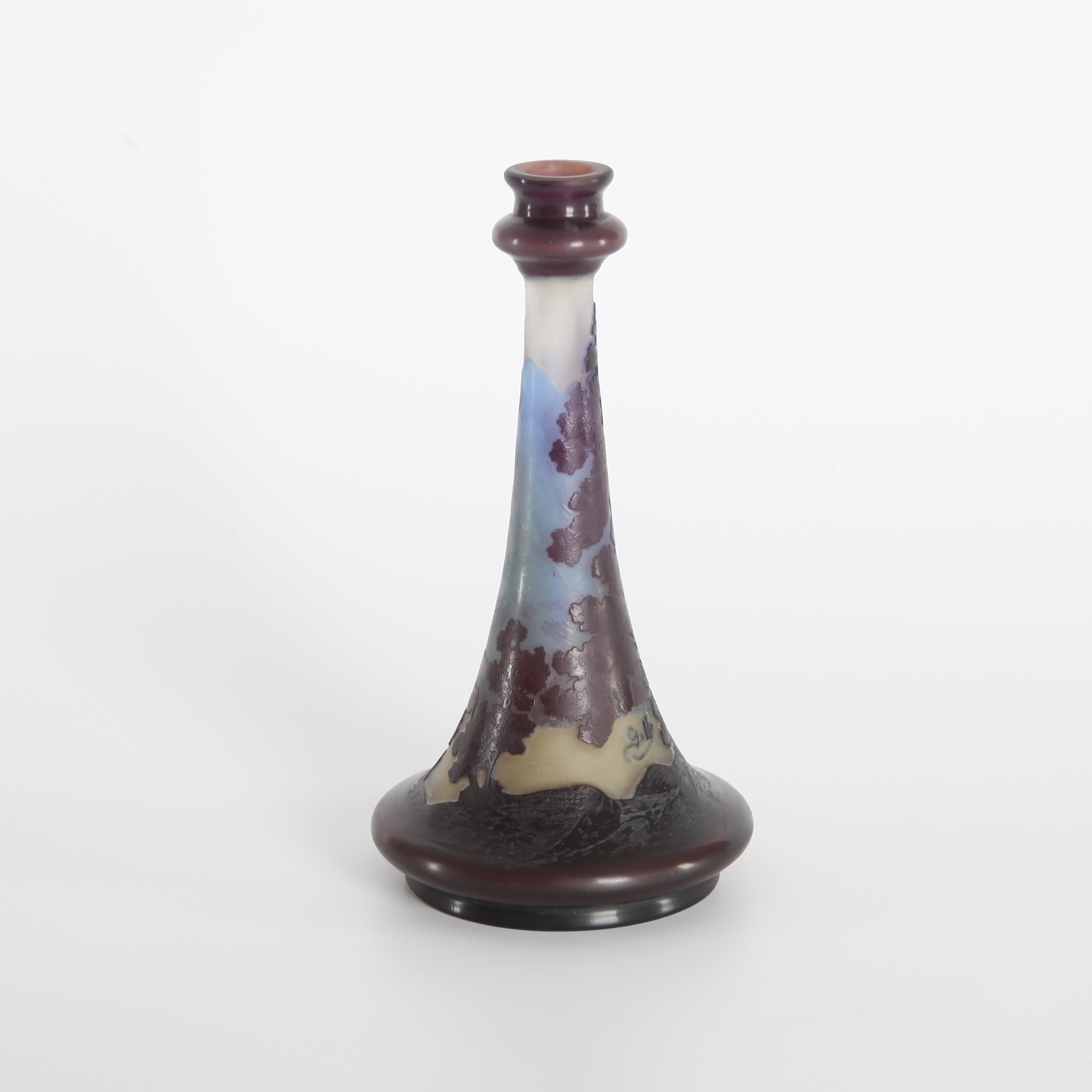 ÉMILE GALLÉ. 1846-1904. Vas, cameo, Frankrike 1900-talets första del.
