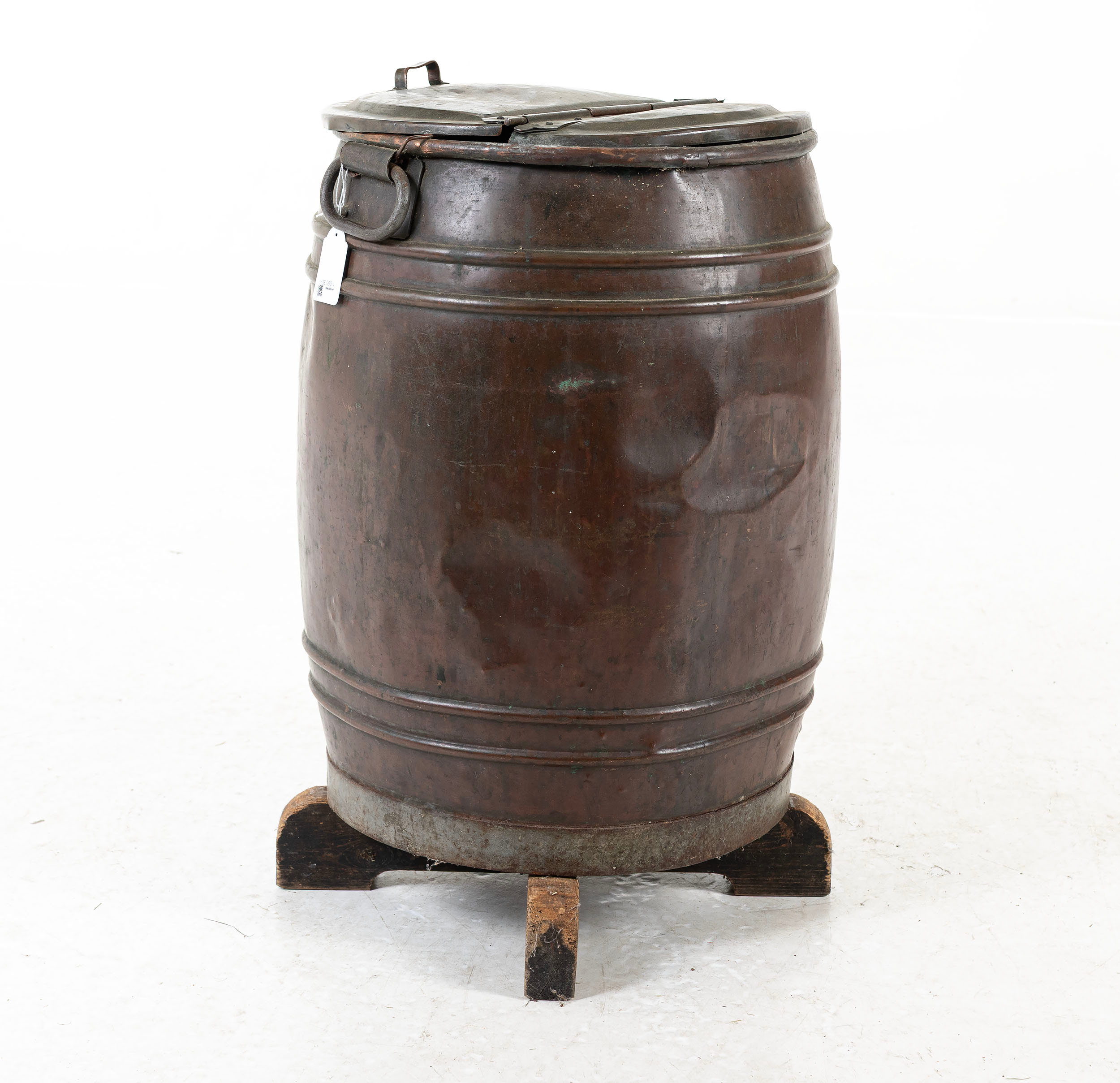 VATTENTUNNA, koppar, 1800/1900-tal.