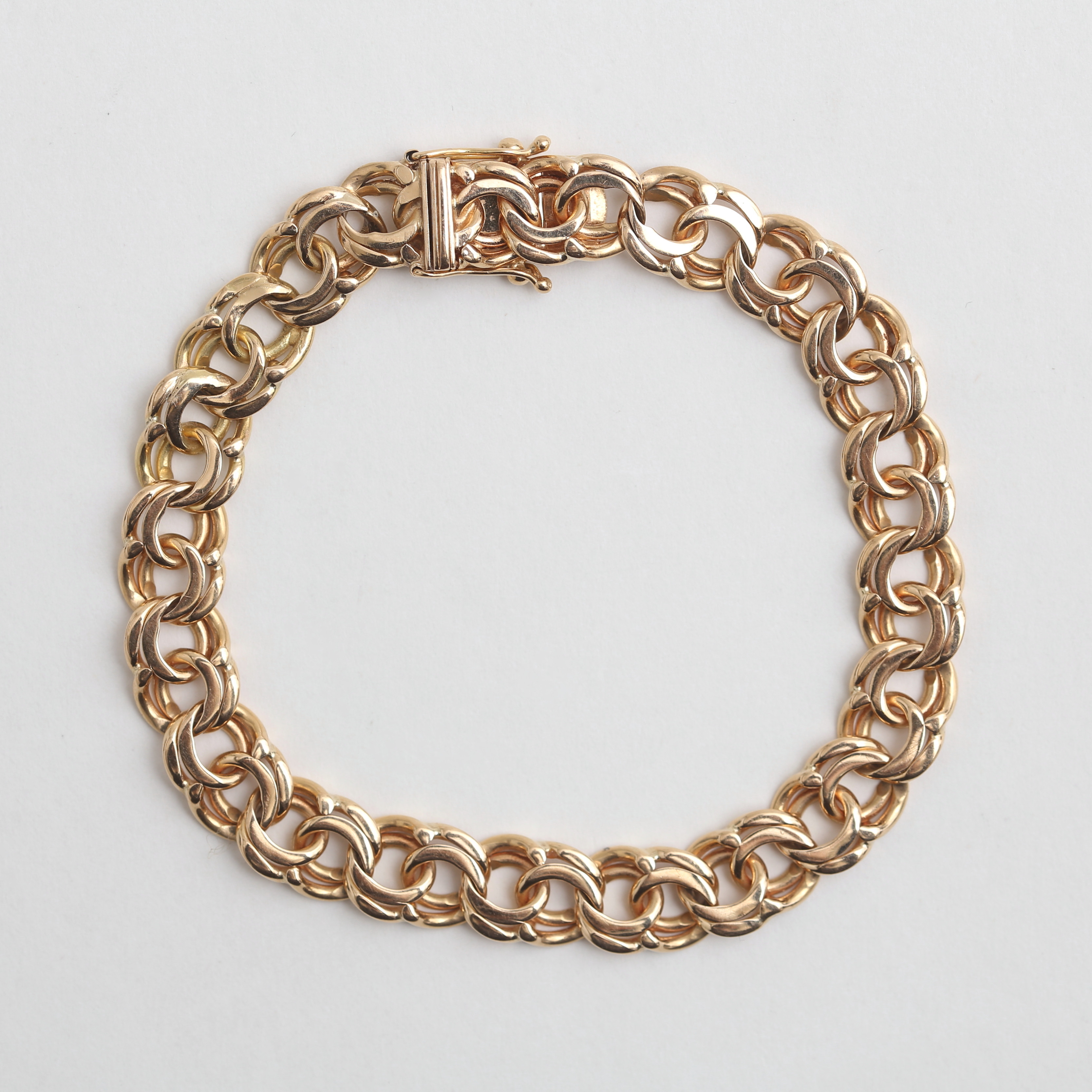 ARMBAND, bismark, 18 k guld, 26,13 gram, 1969.
