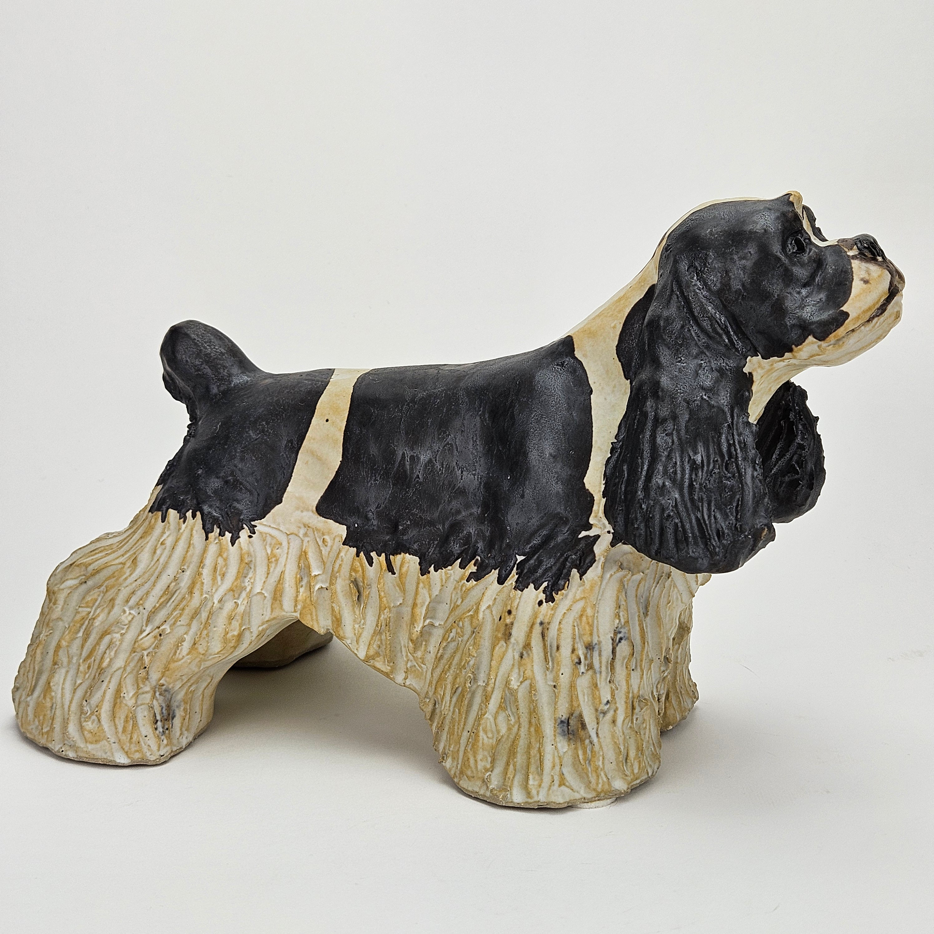 MARIA ERICSON. Figurin, keramik, Cockerspaniel, Jie.