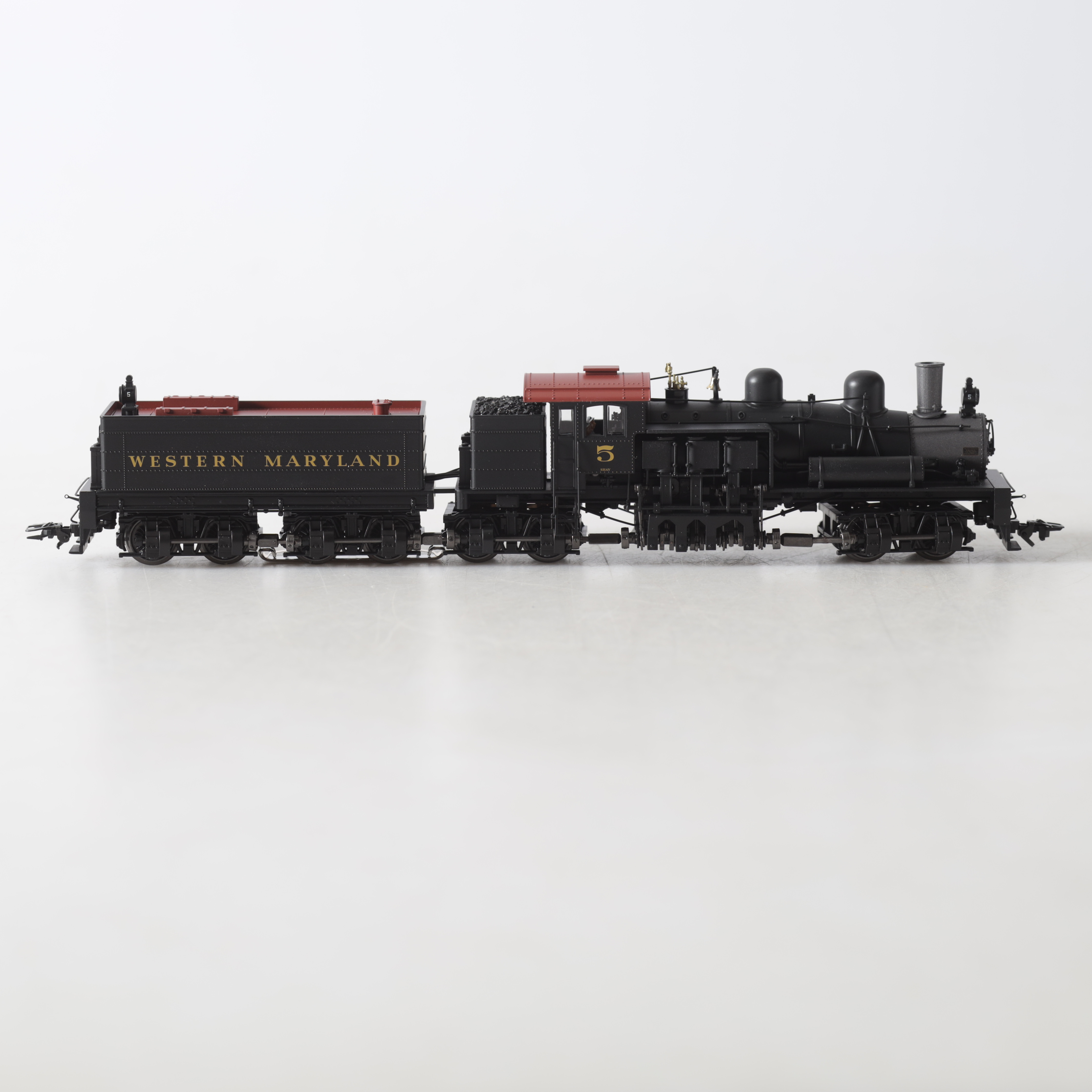 ÅNGLOK, 38700, H0, US Shay Design, Western Maryland, Märklin.