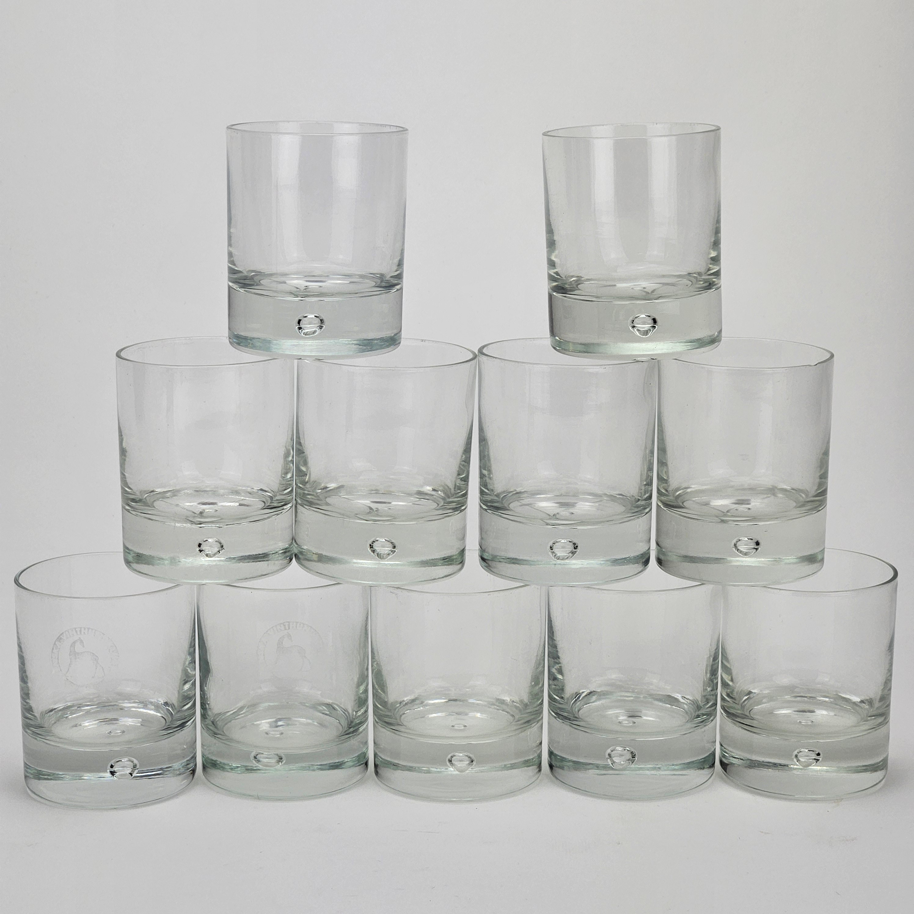 WHISKYGLAS, 11 st, sannolikt "Pippi", Walter Hickman, Kosta.