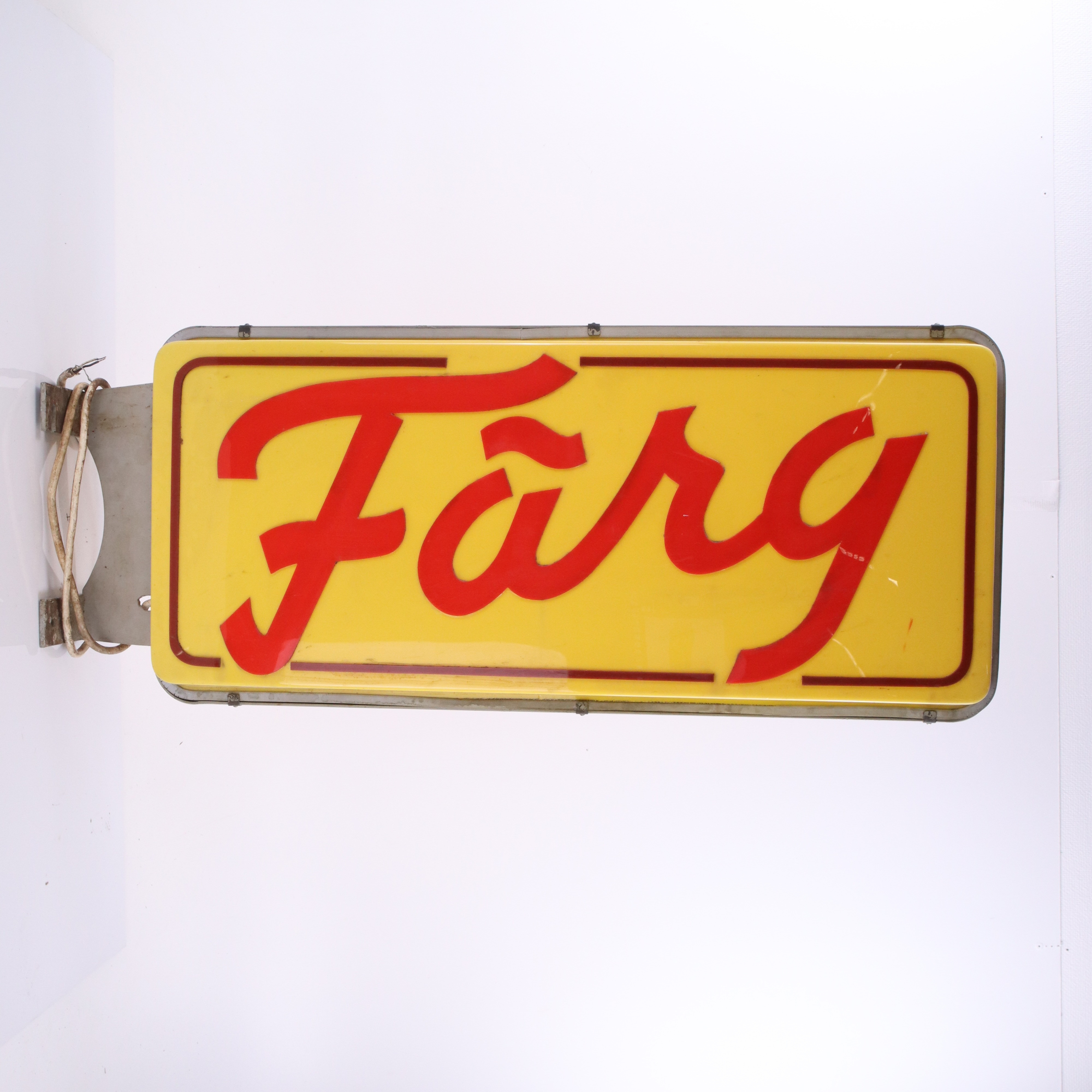 LJUSSKYLT, "Färg", 1950/60-tal.