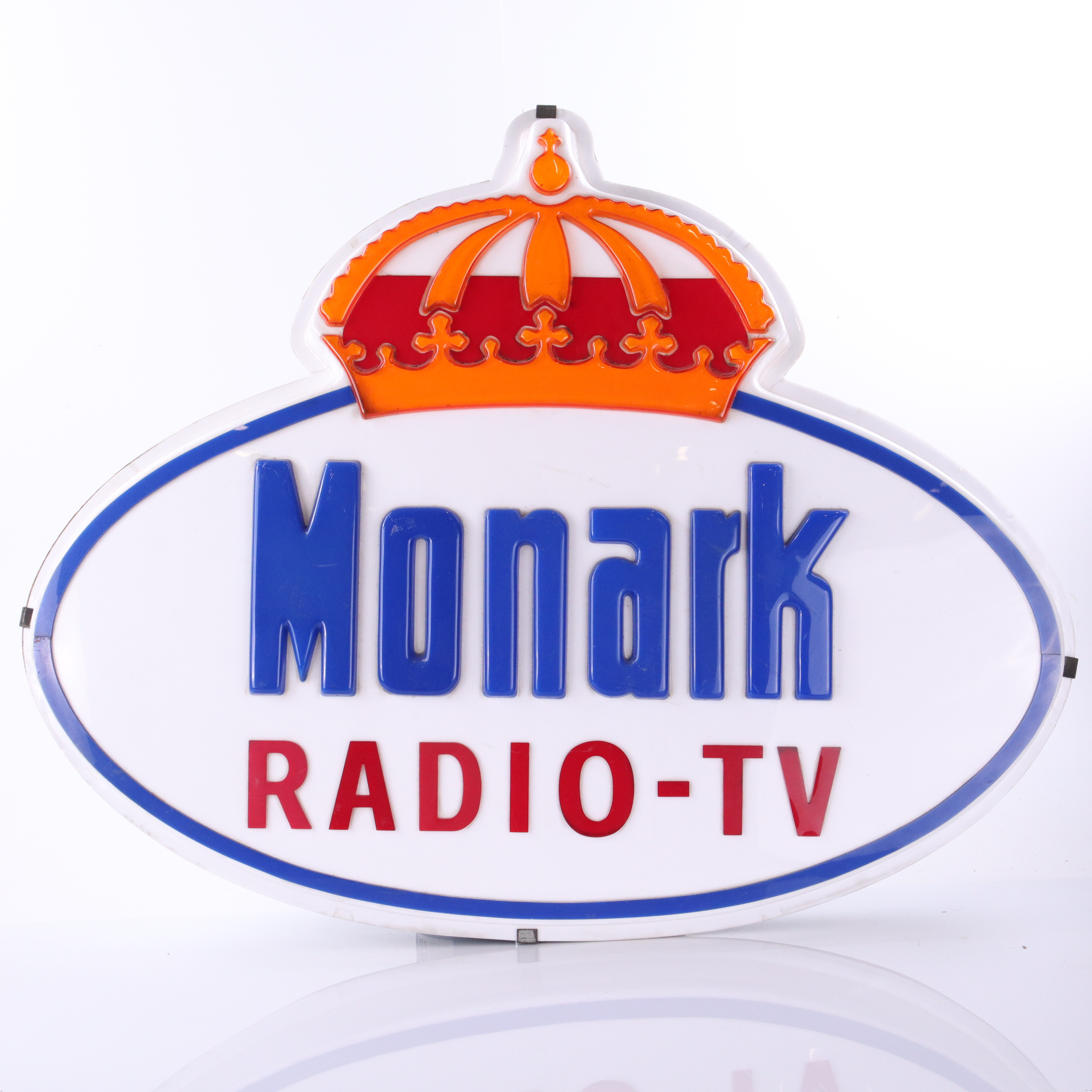 MONARK RADIO & TV, ljusskylt, 1960-tal.