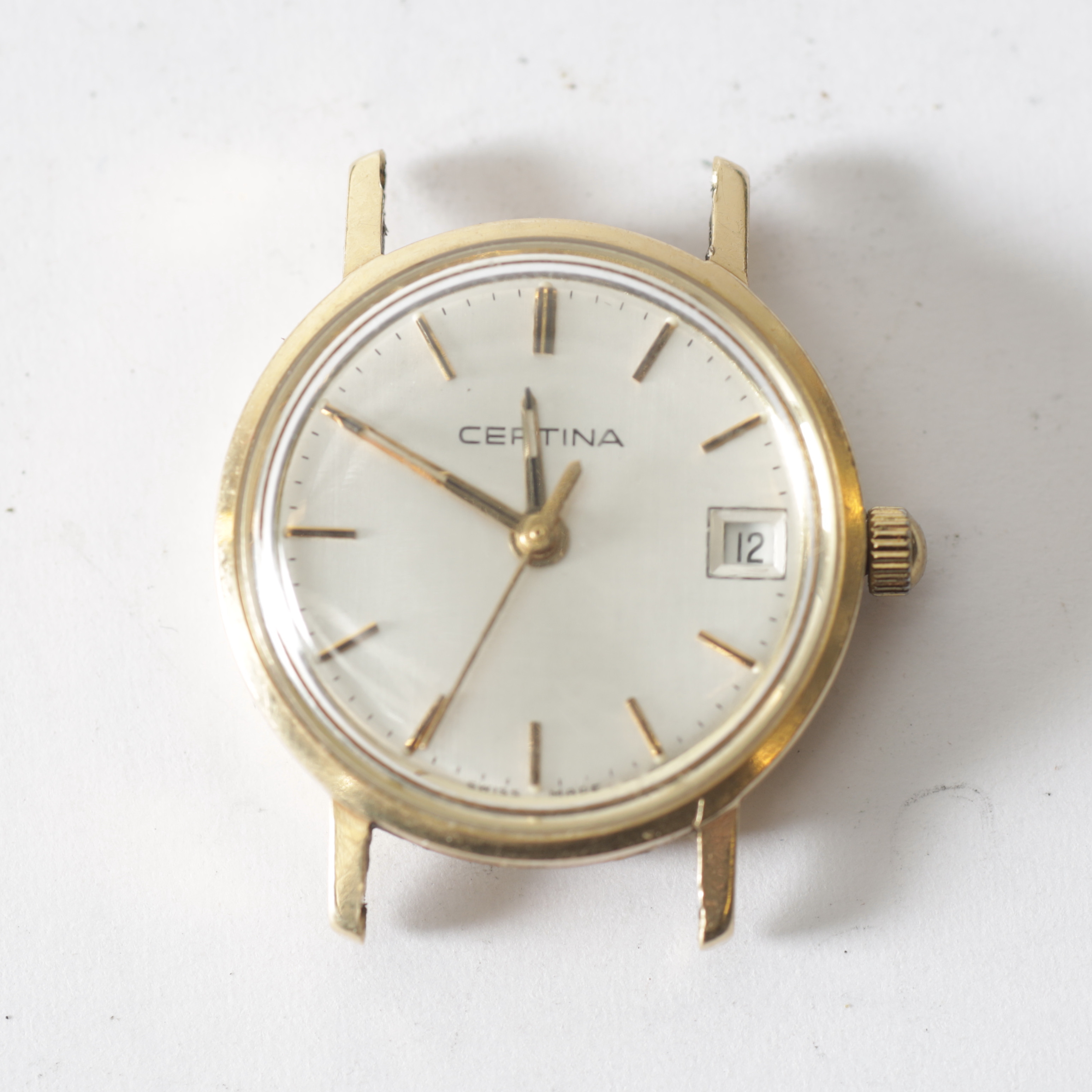 ARMBANDSUR, 14K guld, Certina. Totalvikt ca 8,9 gram.