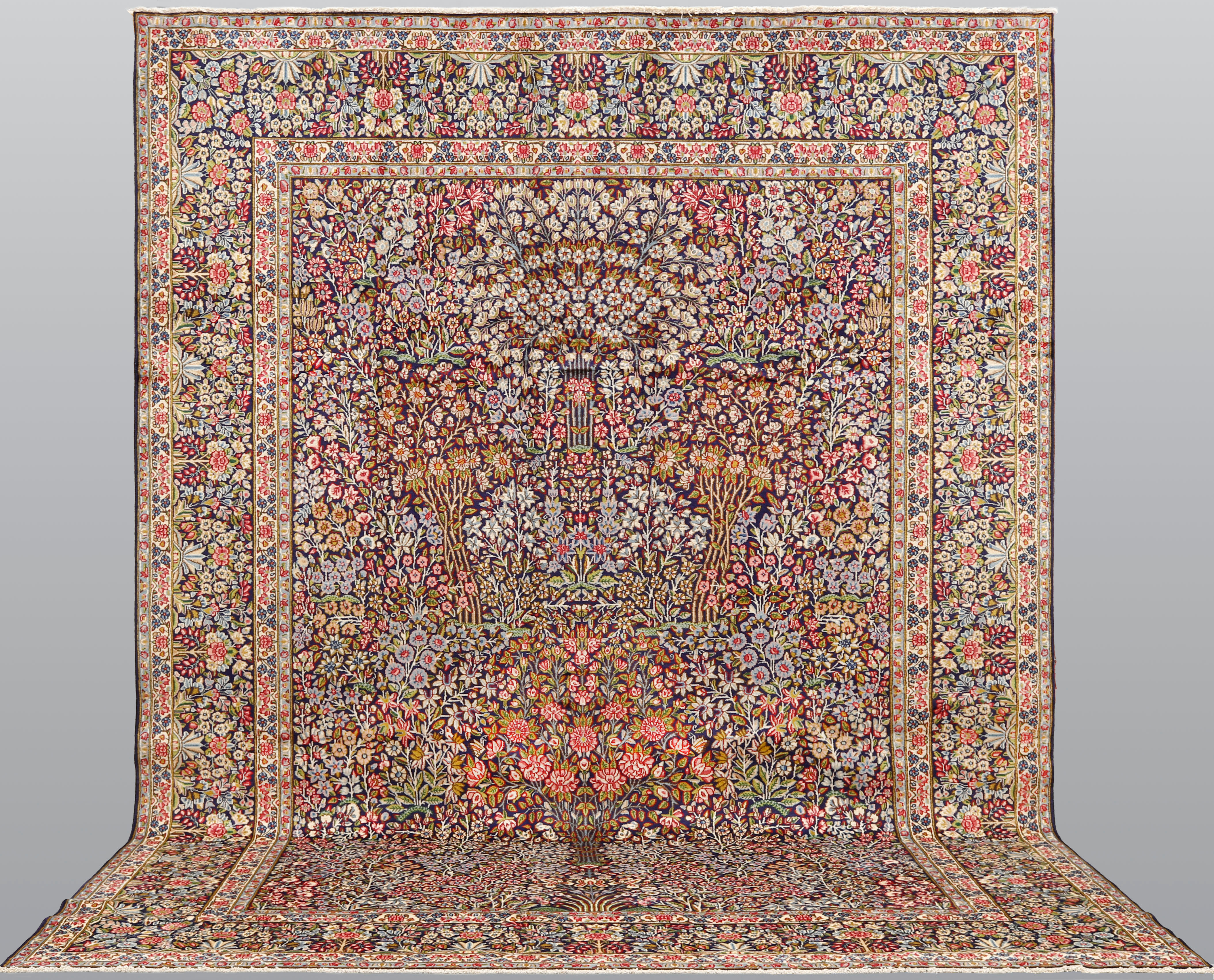 MATTA. Kirman Lavar, s.k "millefleur", 395 x 293 cm.