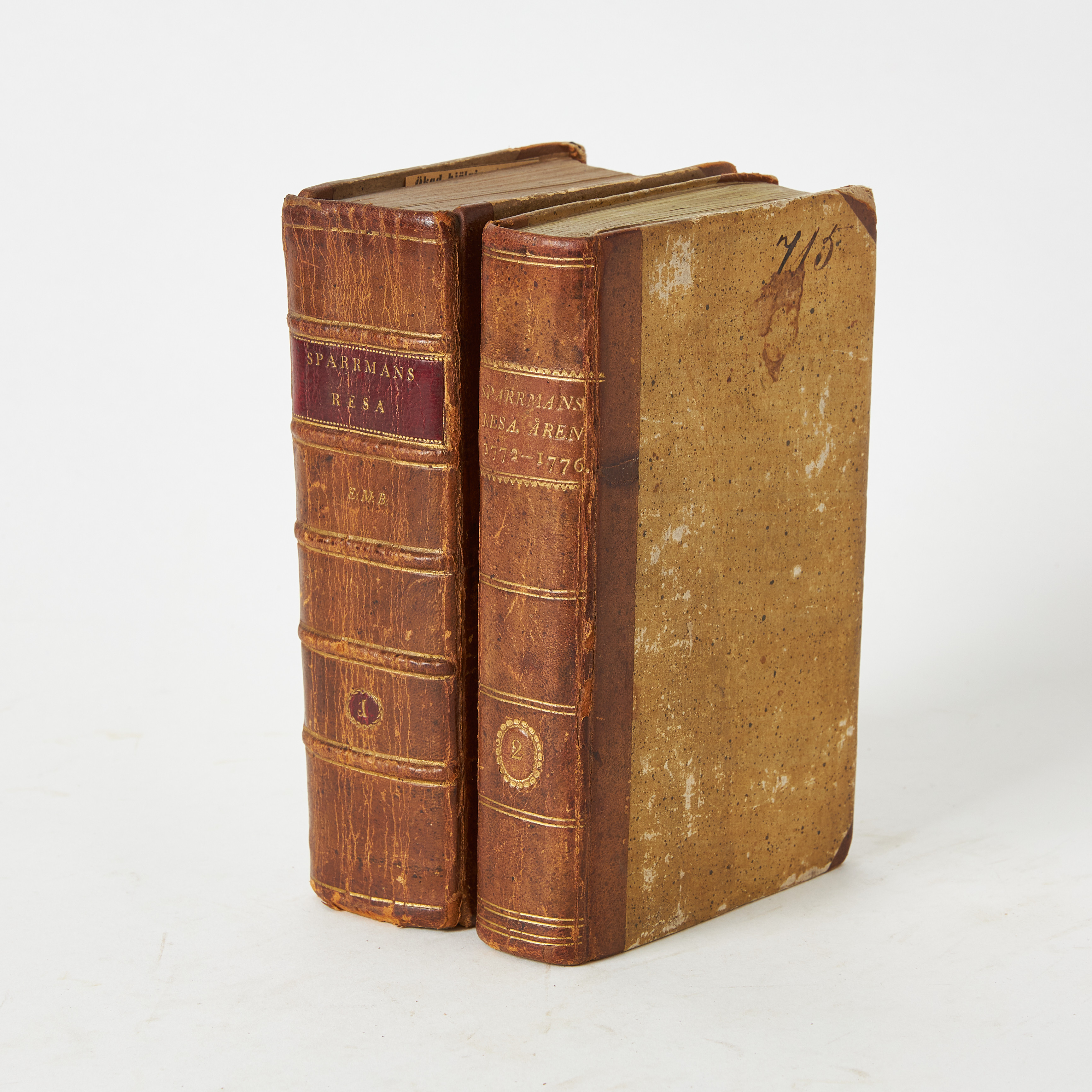 RARE COMPLETE SET OF SPARRMAN'S TRAVELS TO THE CAPE OF THE GOOD HOPE, first edition, 2 volumes.