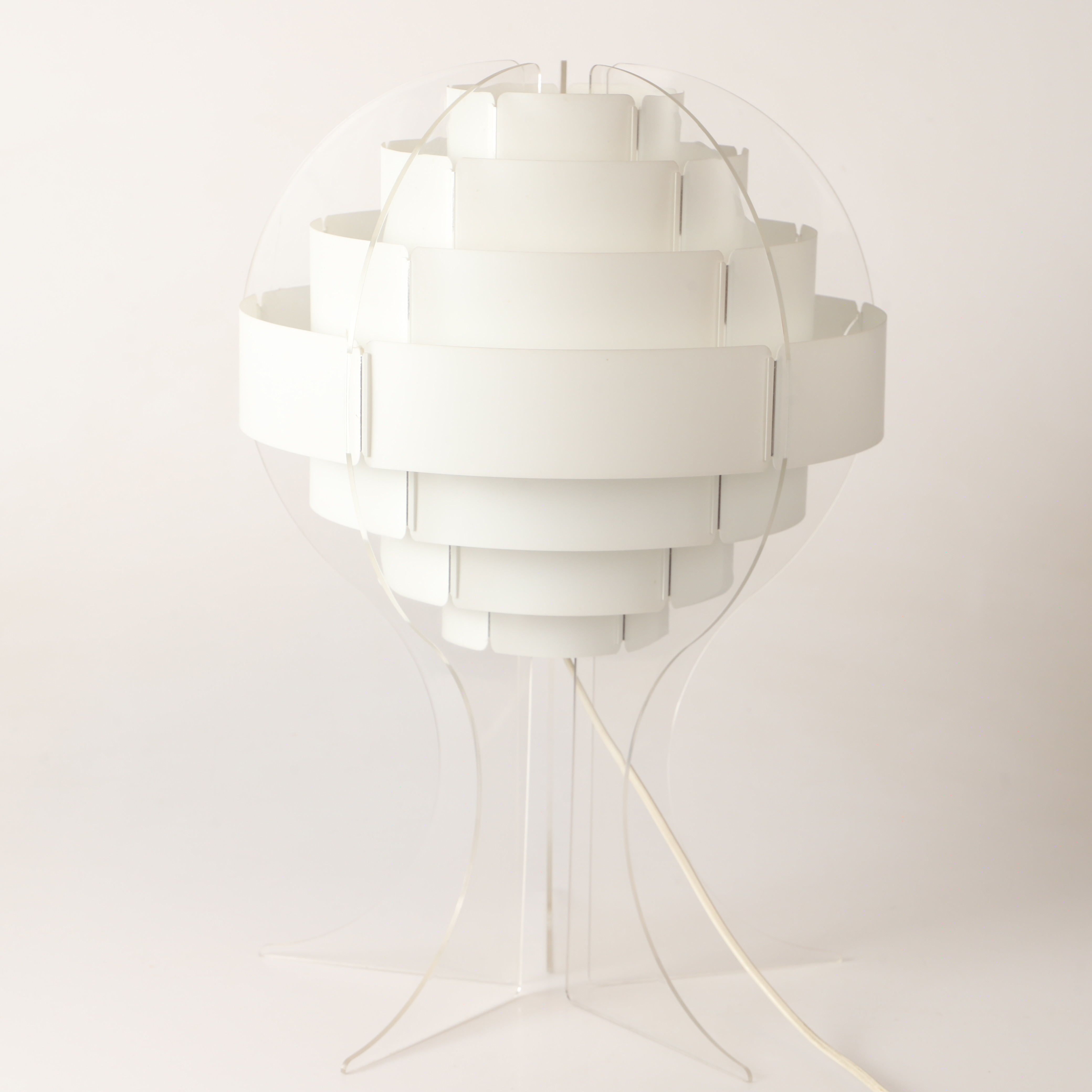 FLEMMING BRYLLE & PREBEN JACOBSEN. Bordslampa, "Lakene", IKEA.