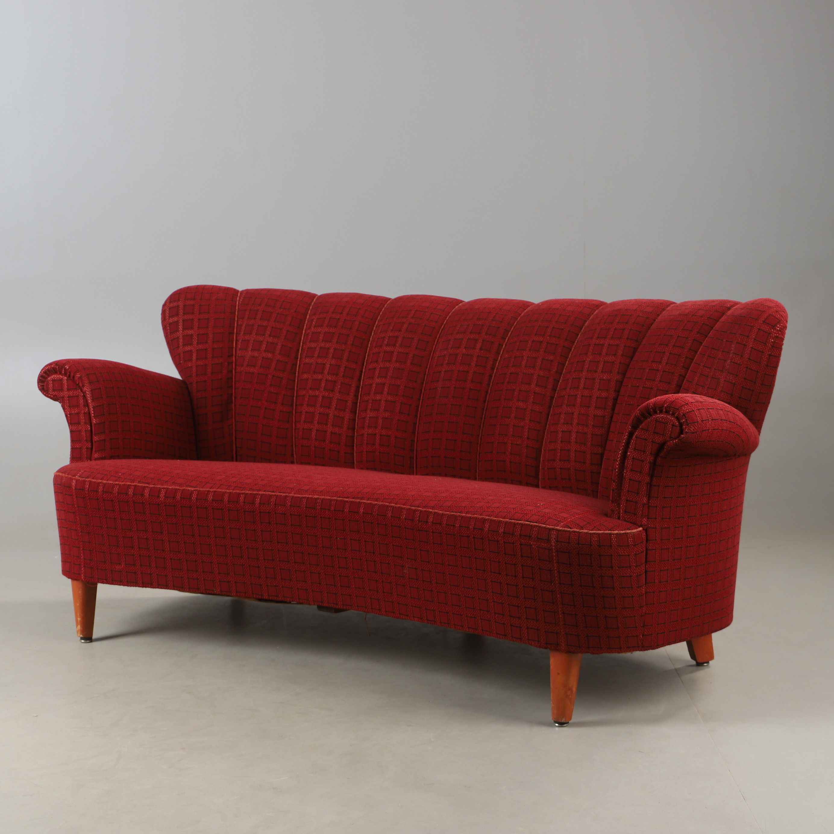 SOFFA, textilklädd, Swedish modern, 1940-tal.