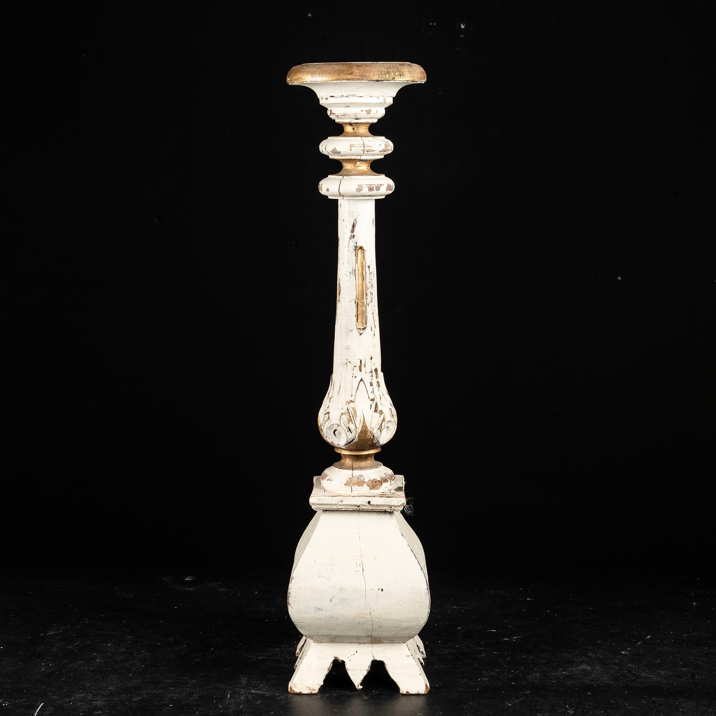 ALTARLJUSSTAKE, barockstil, 1800-tal.