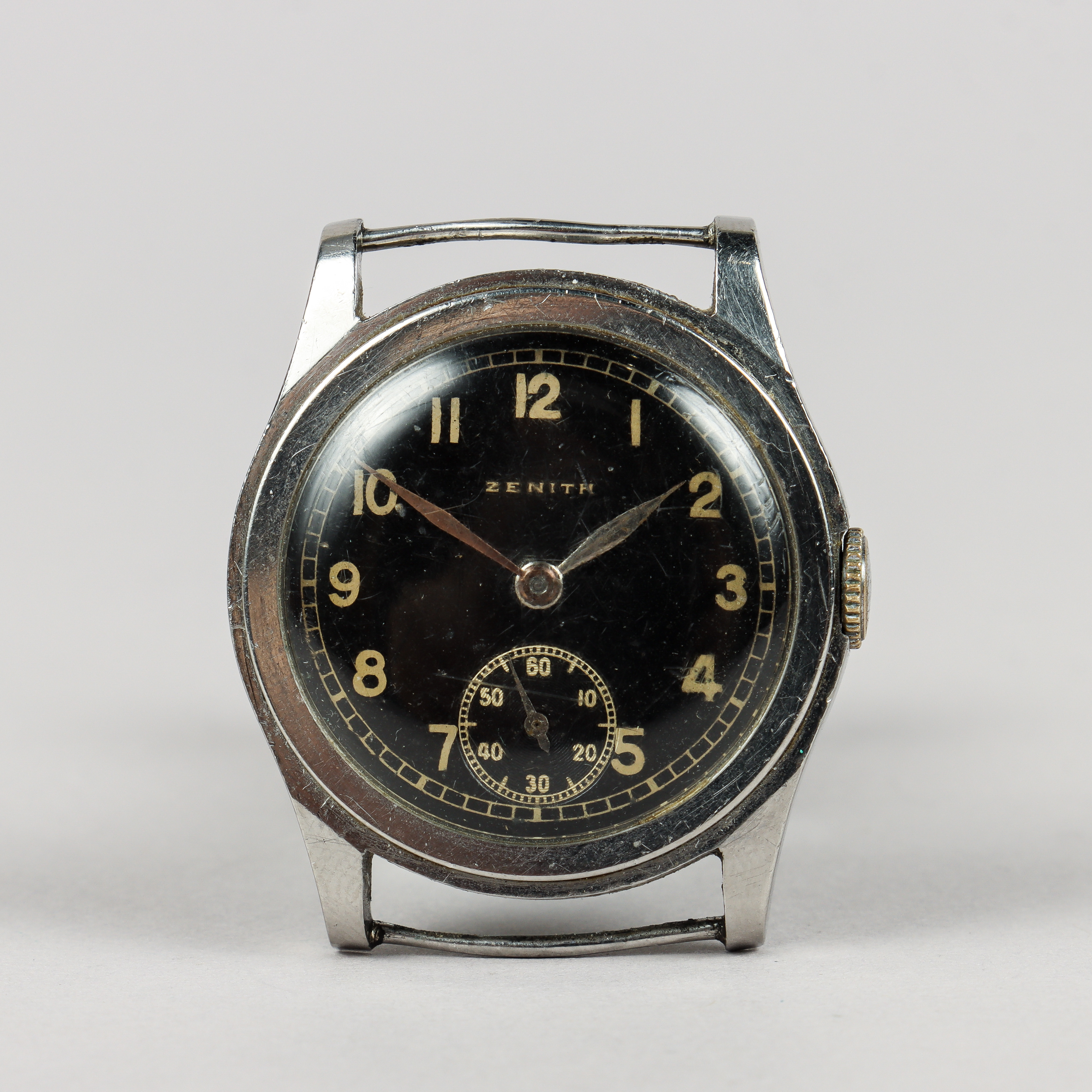 ZENITH, stål, "WW2", manuell, 1930/40-tal.