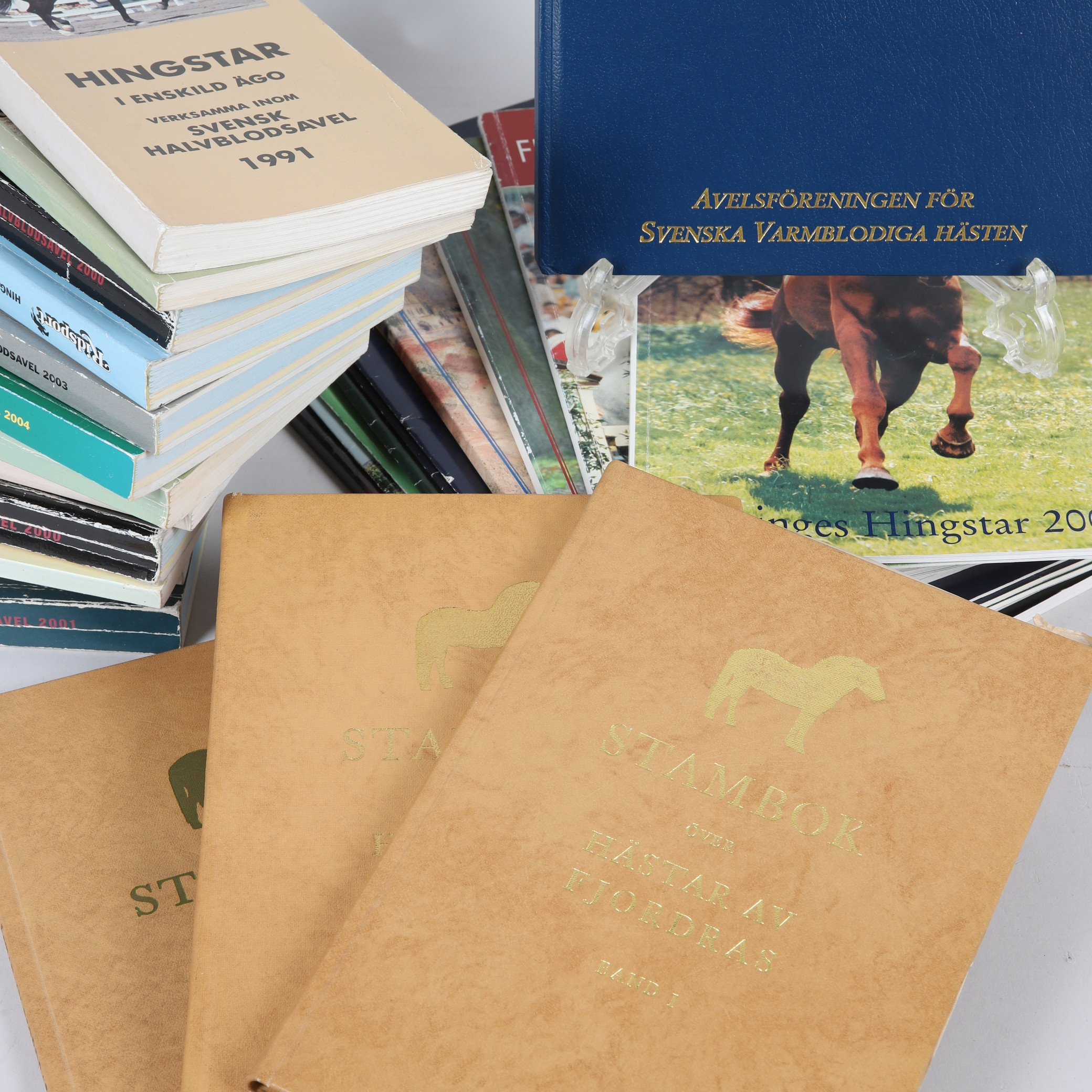 BÖCKER, parti, bl.a. Stambok band 1-3 och ASVH 1995, 1900/2000-tal.