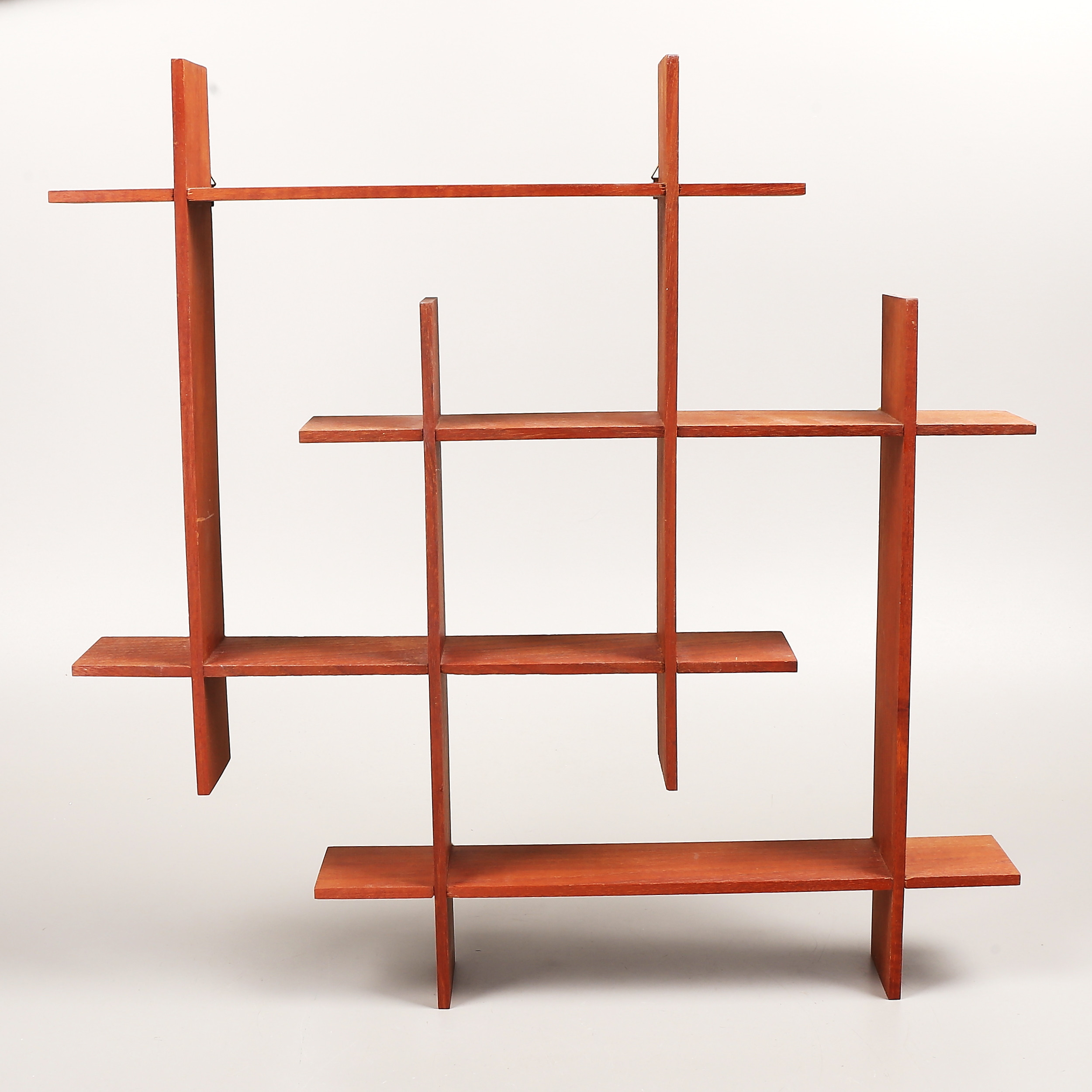 VÄGGHYLLA, teak, 1960-tal.