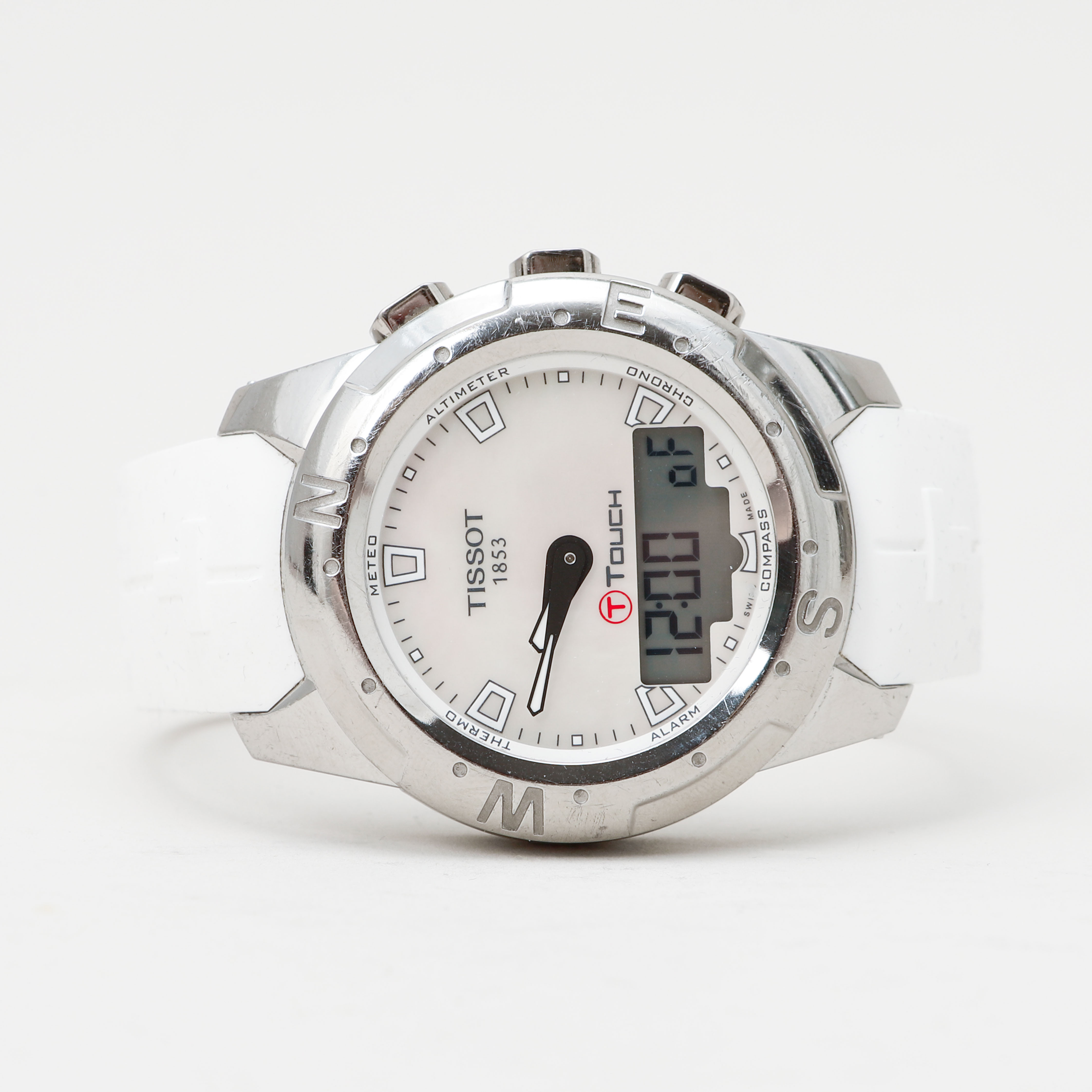 ARMBANDSUR, Tissot, T-Touch II, titan, quartz.