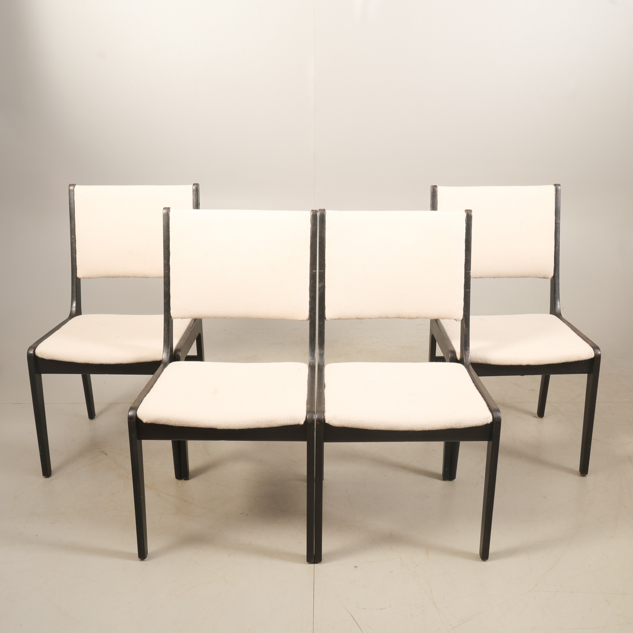 STOLAR, 4 stycken Farstrup, Danmark, 1960 tal.