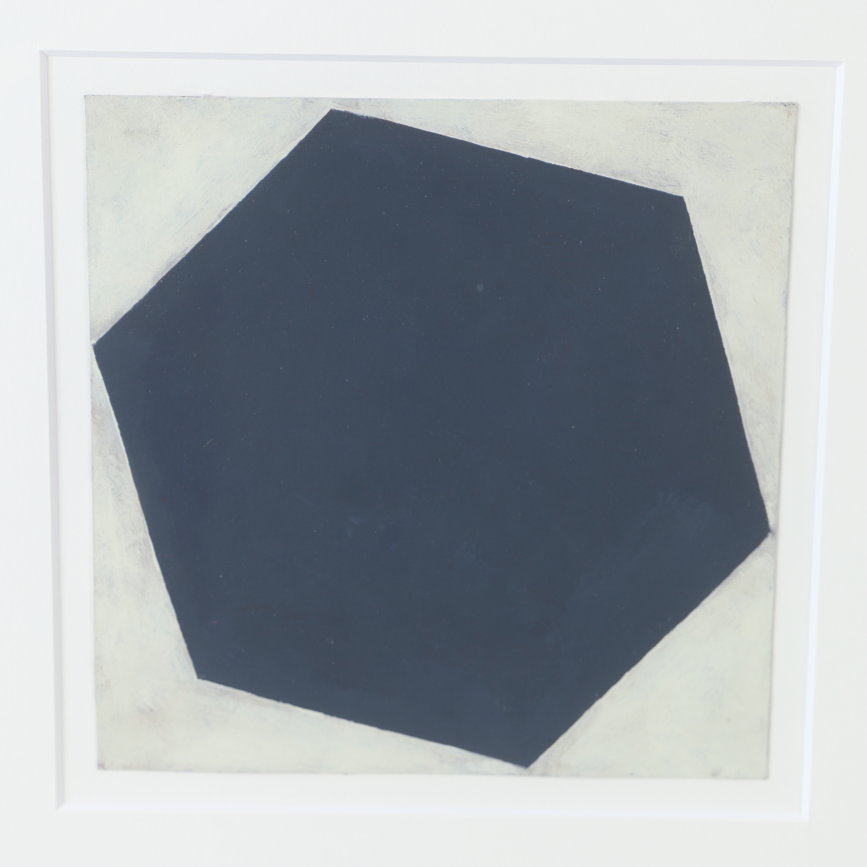 KERSTIN WINBERG. Hexagon, akryl på papper, signerad a tergo 2001.