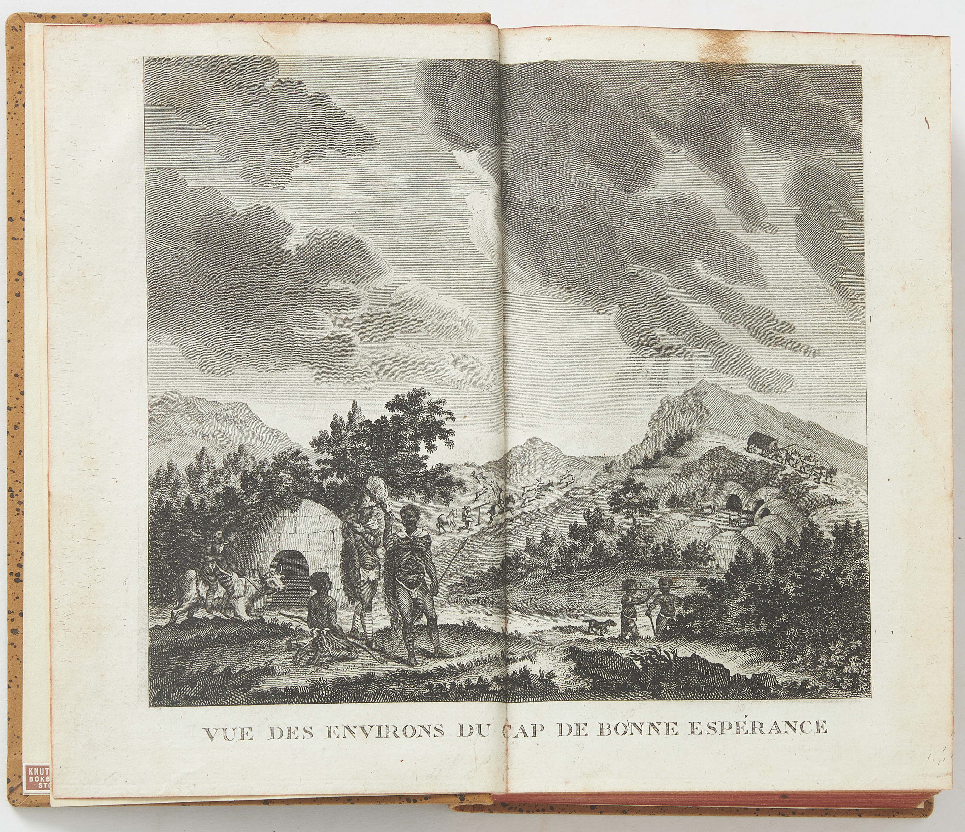 SPARRMAN'S Voyage au Cap de Bonne-Esperance, 1787, 3 volumes.