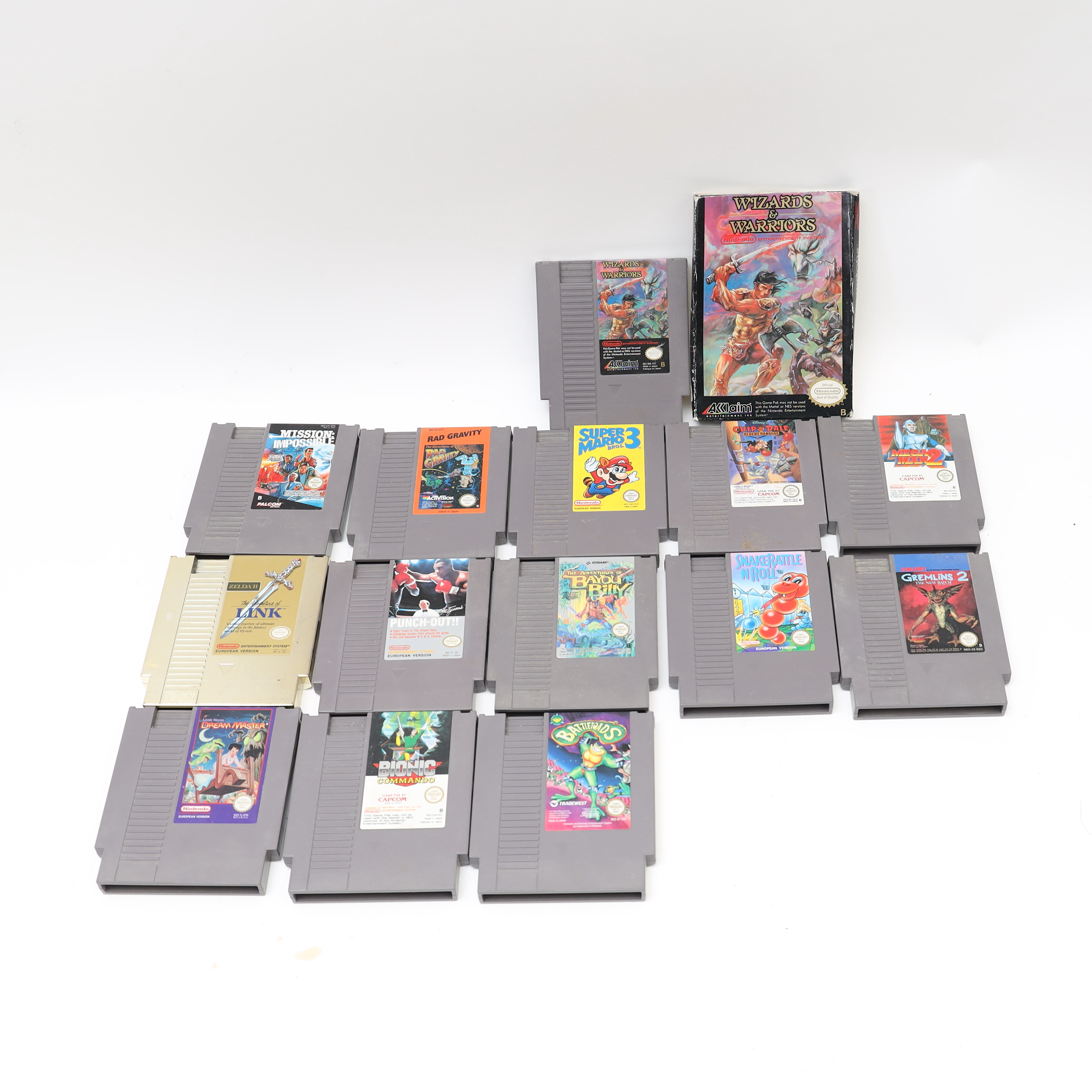 NINTENDO NES, spel 14st.