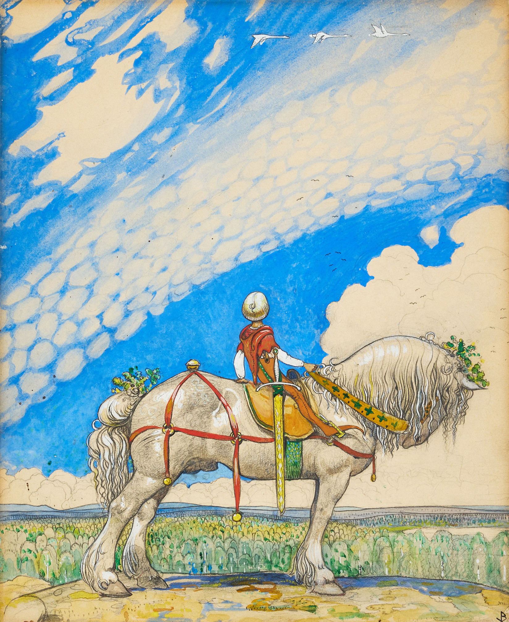 JOHN BAUER. ”Ut i vida världen”.
