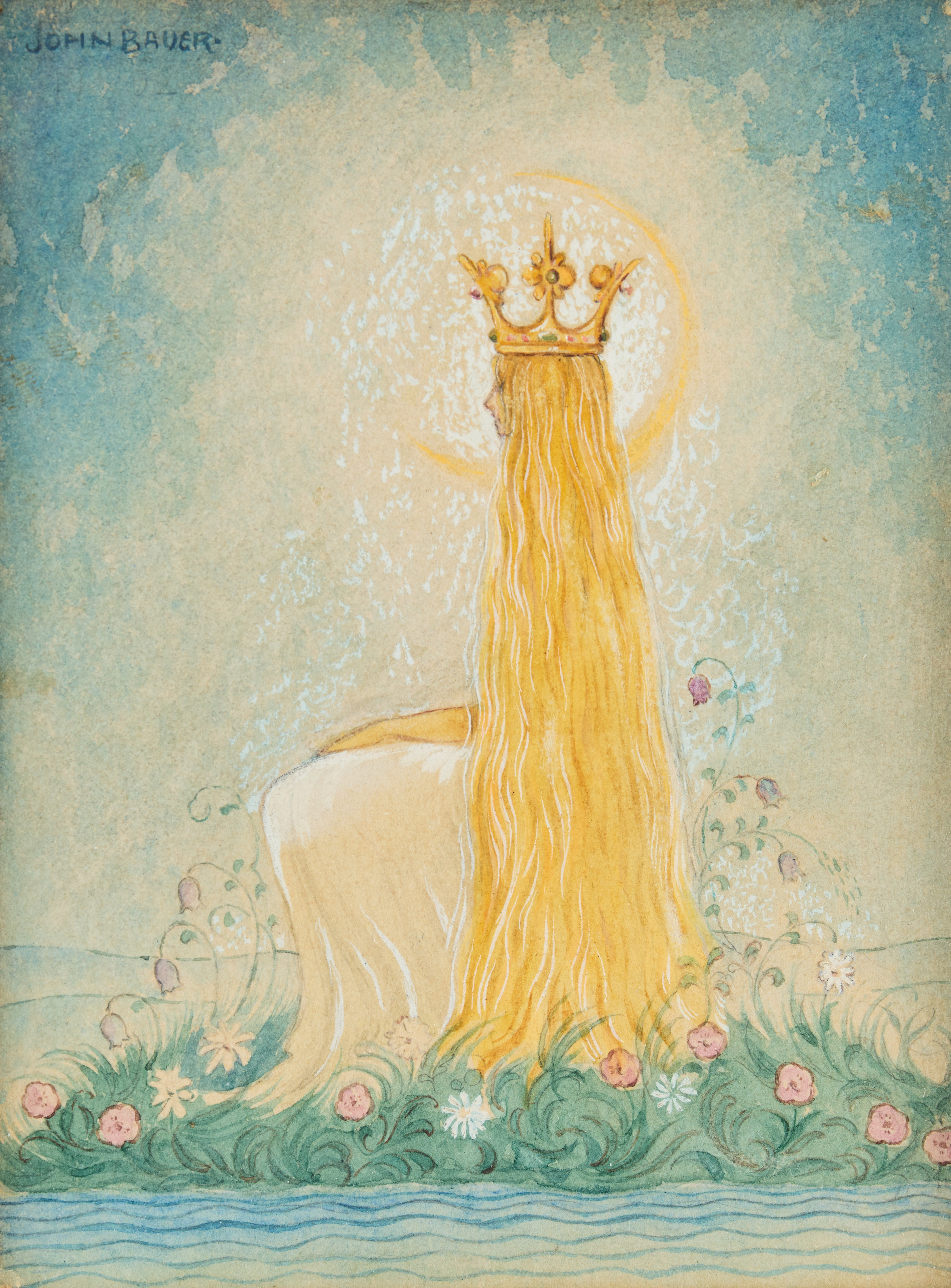 JOHN BAUER. Prinsessa.