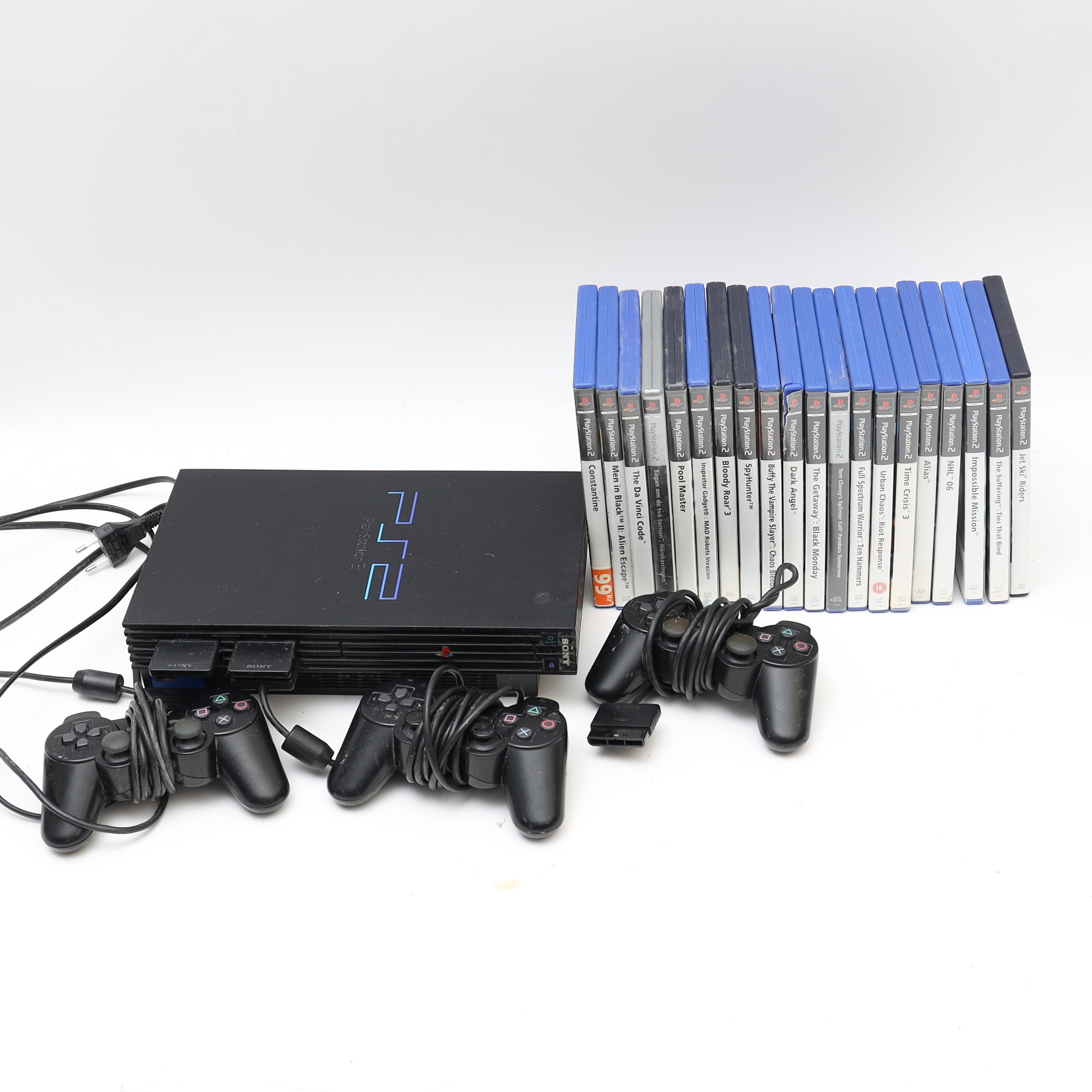 PLAYSTATION 2, med 20 spel.