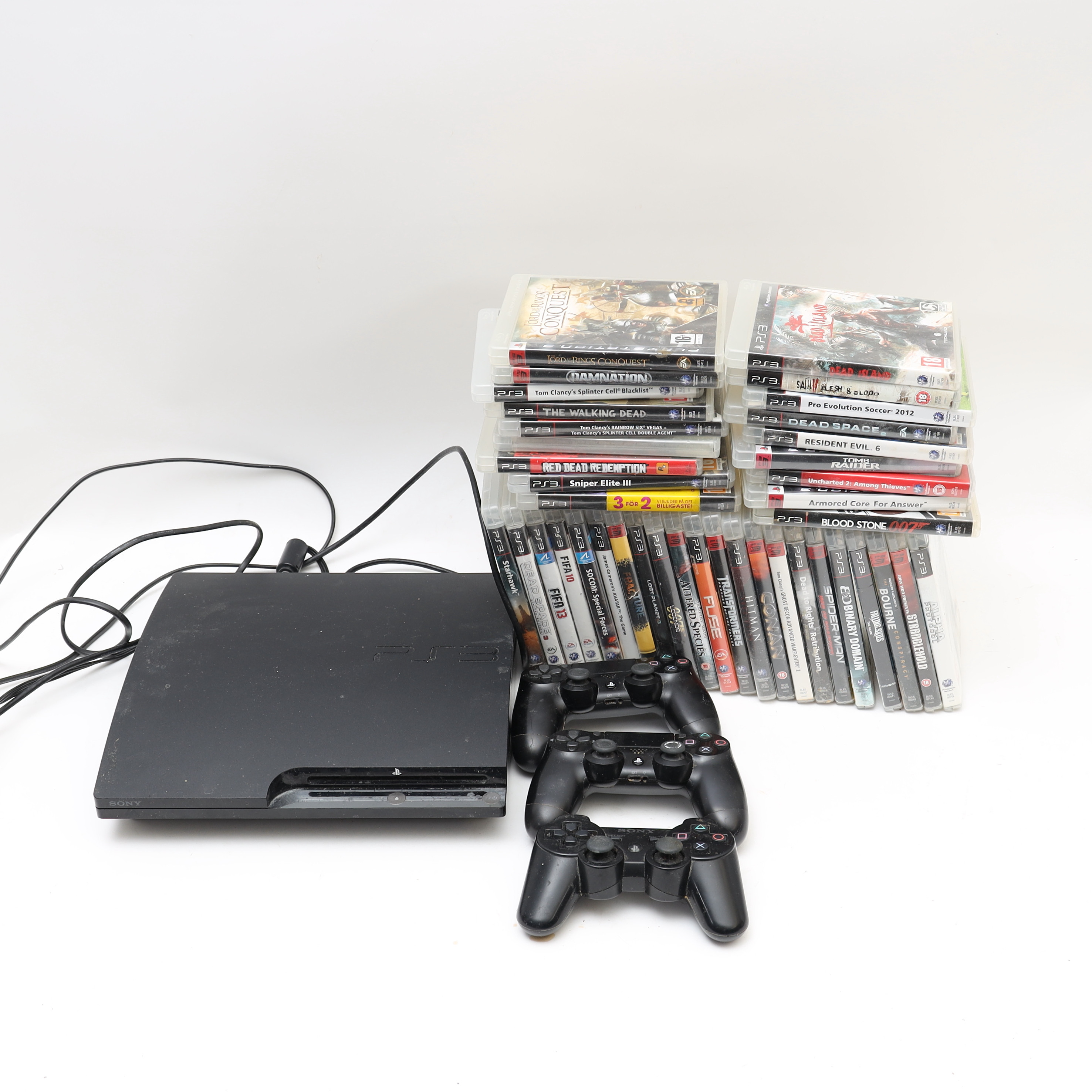 PLAYSTATION 3, med 40 spel.