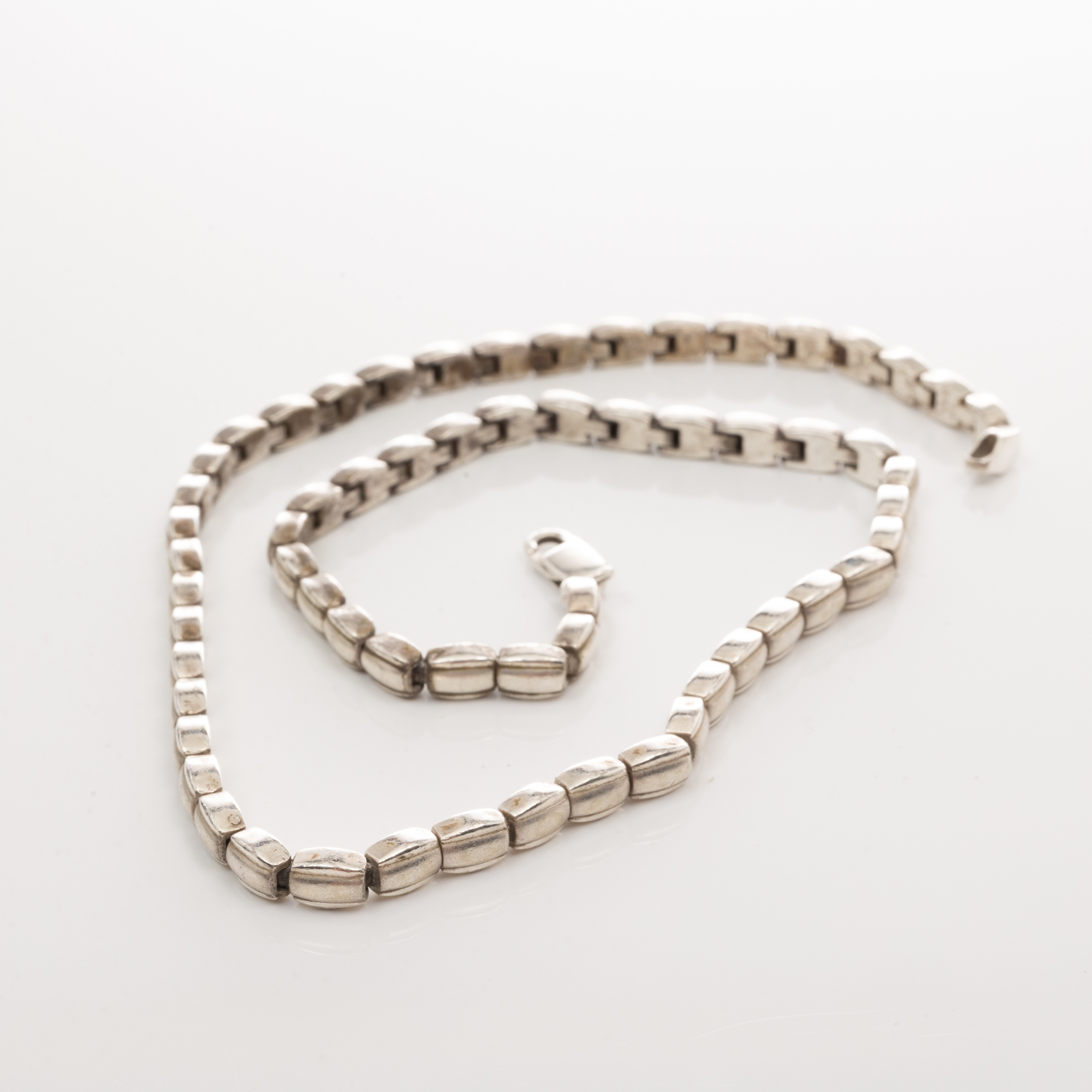 COLLIER, Sterlingsilver, GHA.