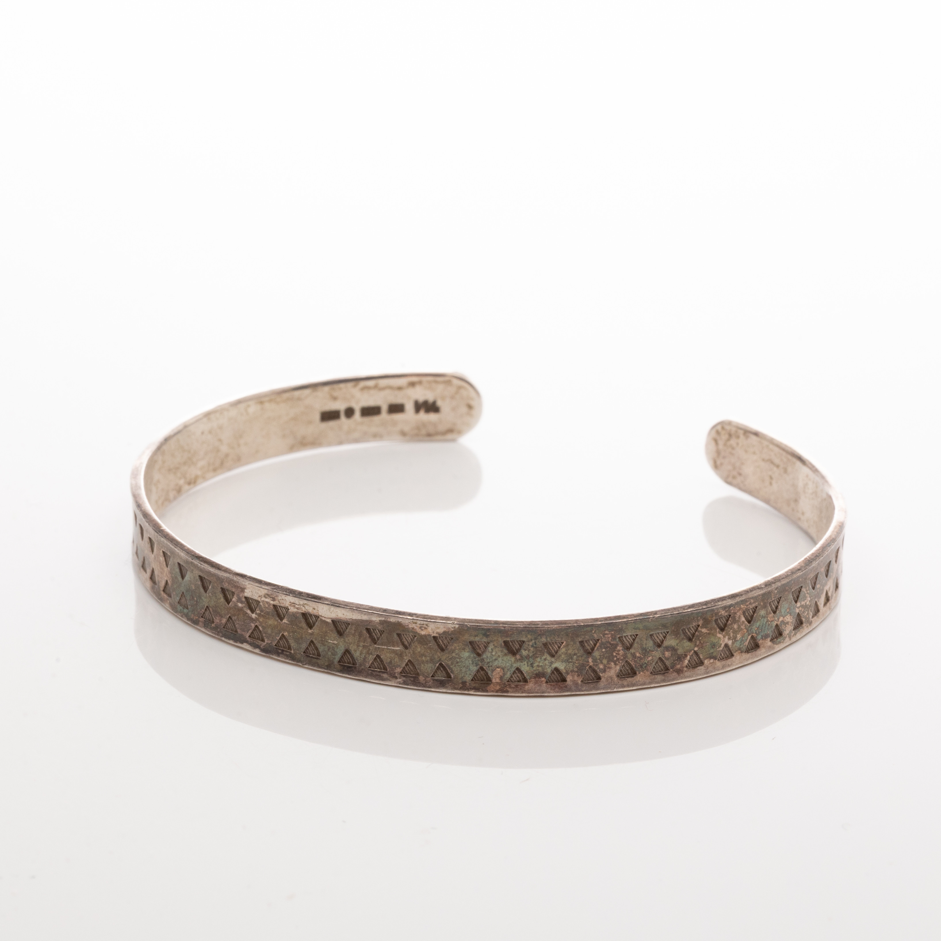 ARMRING, Sterlingsilver, Victor Mossberg.