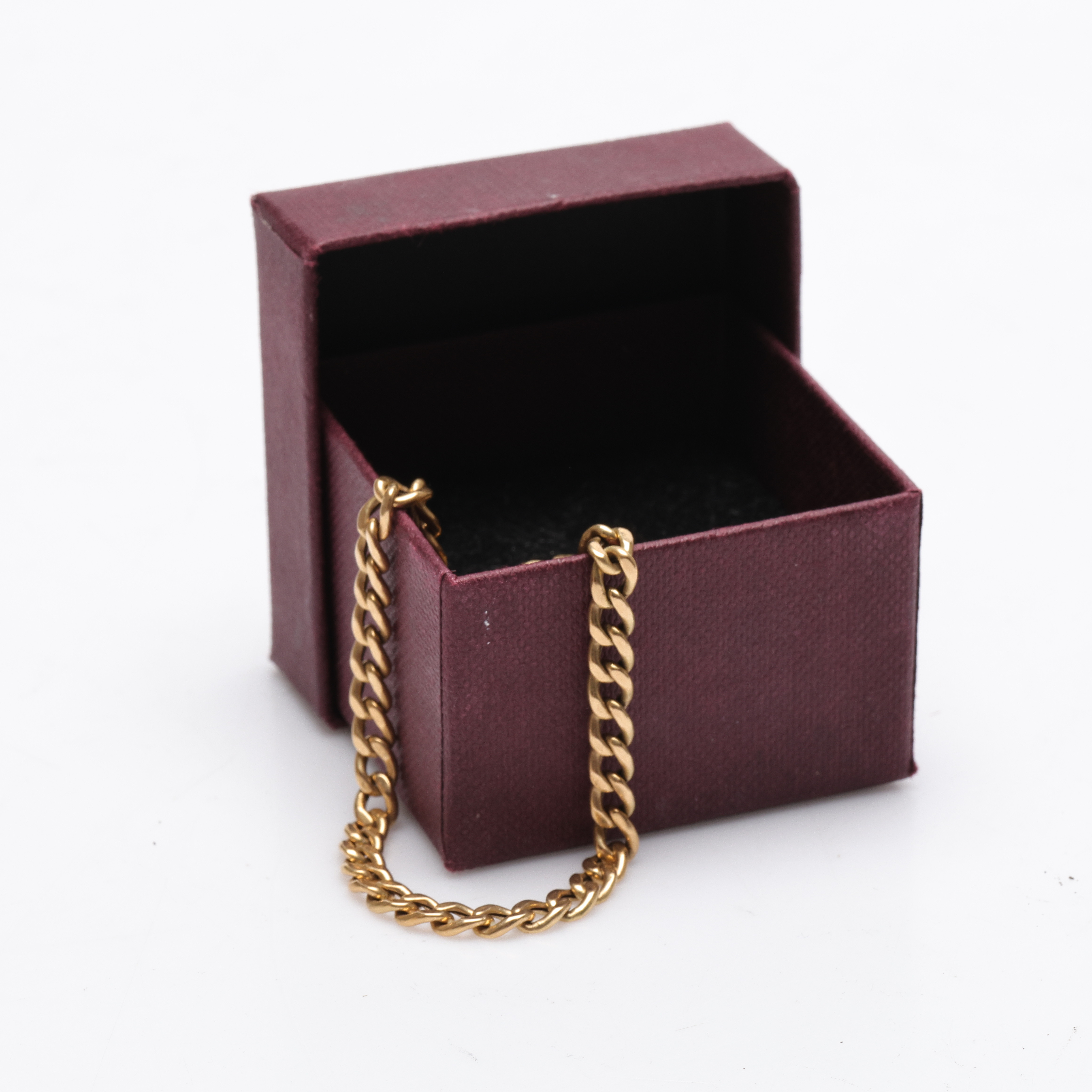 ARMBAND, pansarlänk, 18k guld, ca 5.8gram.