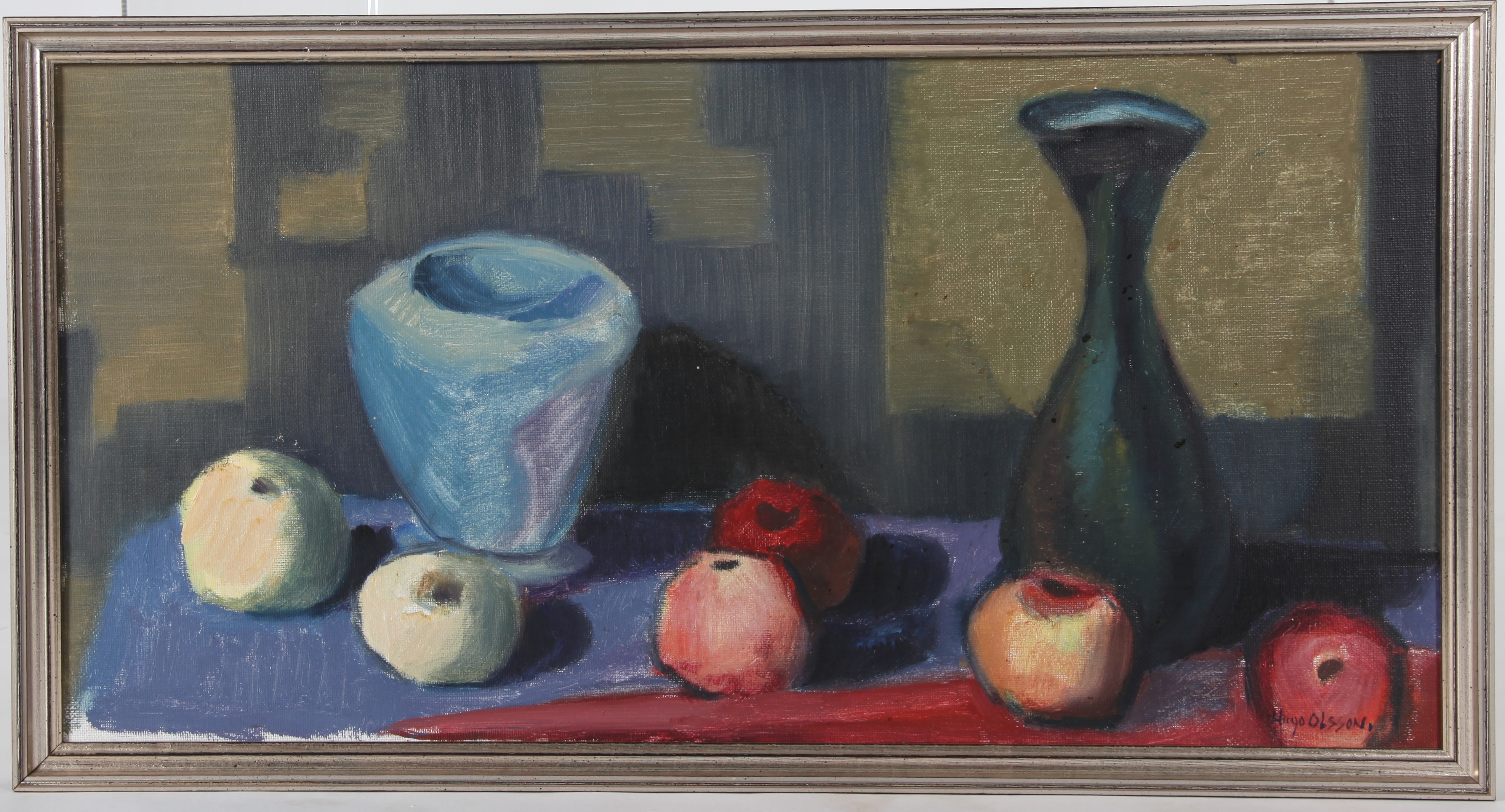 HUGO OLSSON. 1905-1990. Olja på duk, signerad.