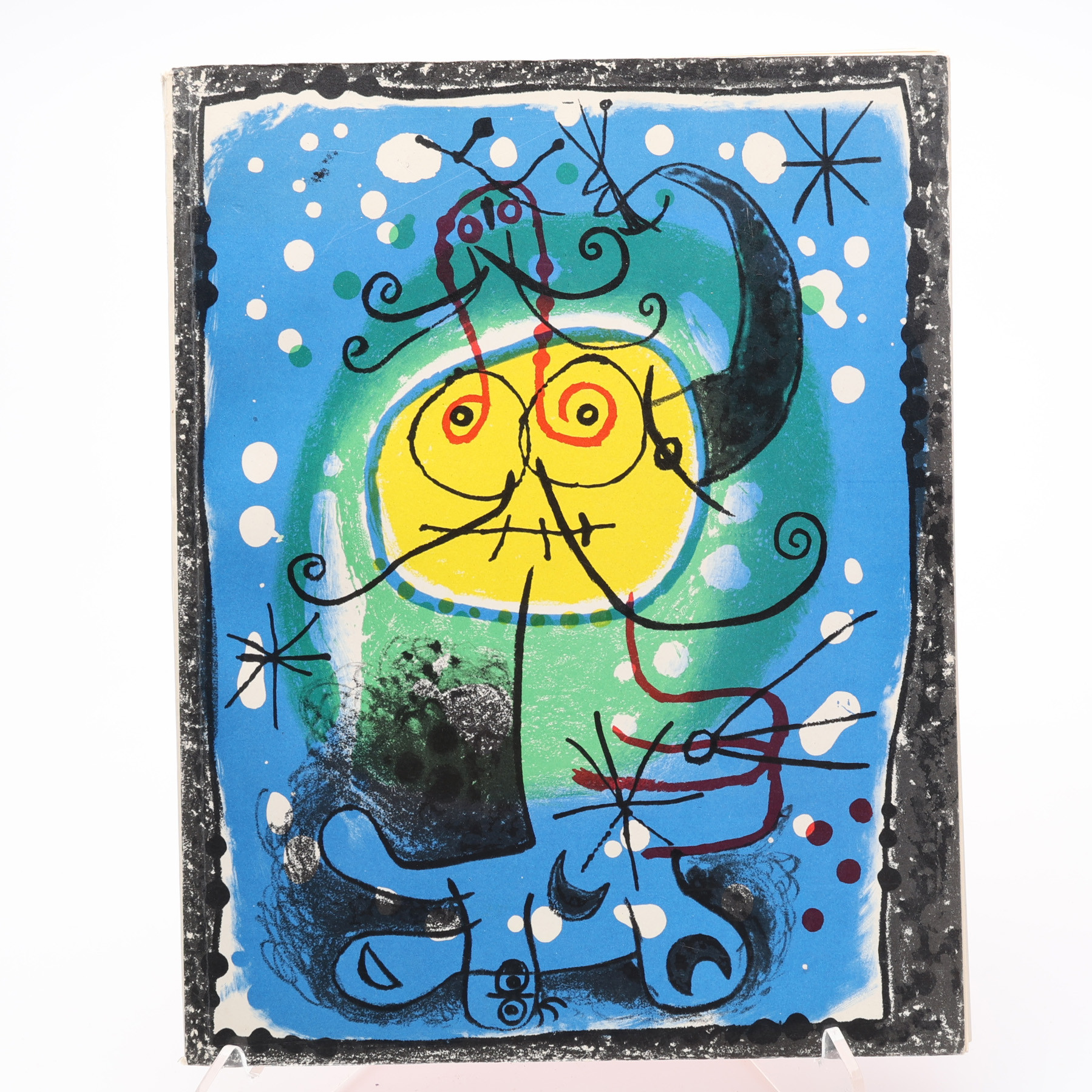 MODERNISM. XX:E SIÈCLE NO. 15 1960 MED OMSLAG AV JOAN MIRO OCH EN KOLORERAD ORIGINALLITOGRAFI AV ALFRED MANESSIER.