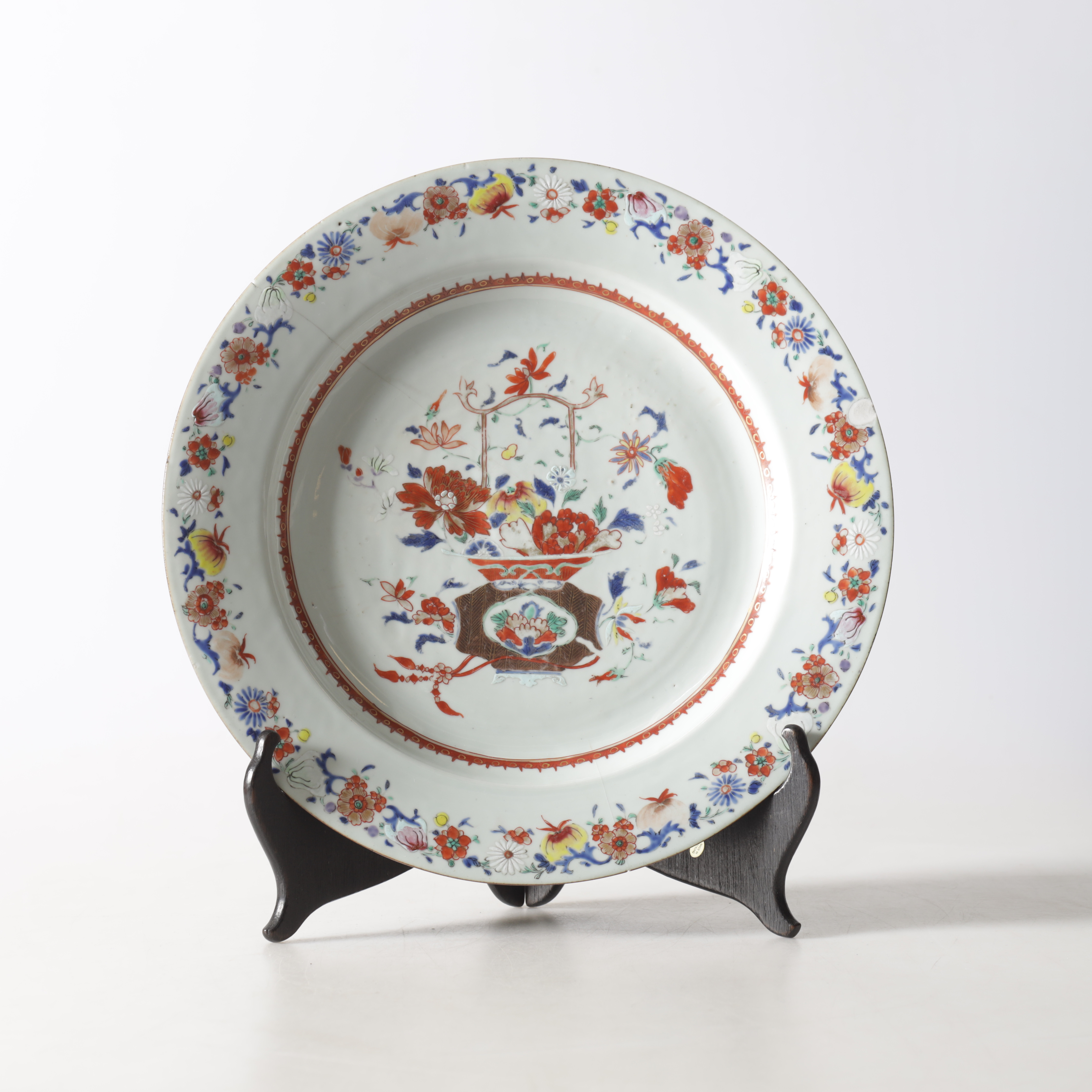 FAT, porslin, polykrom dekor, Kina.