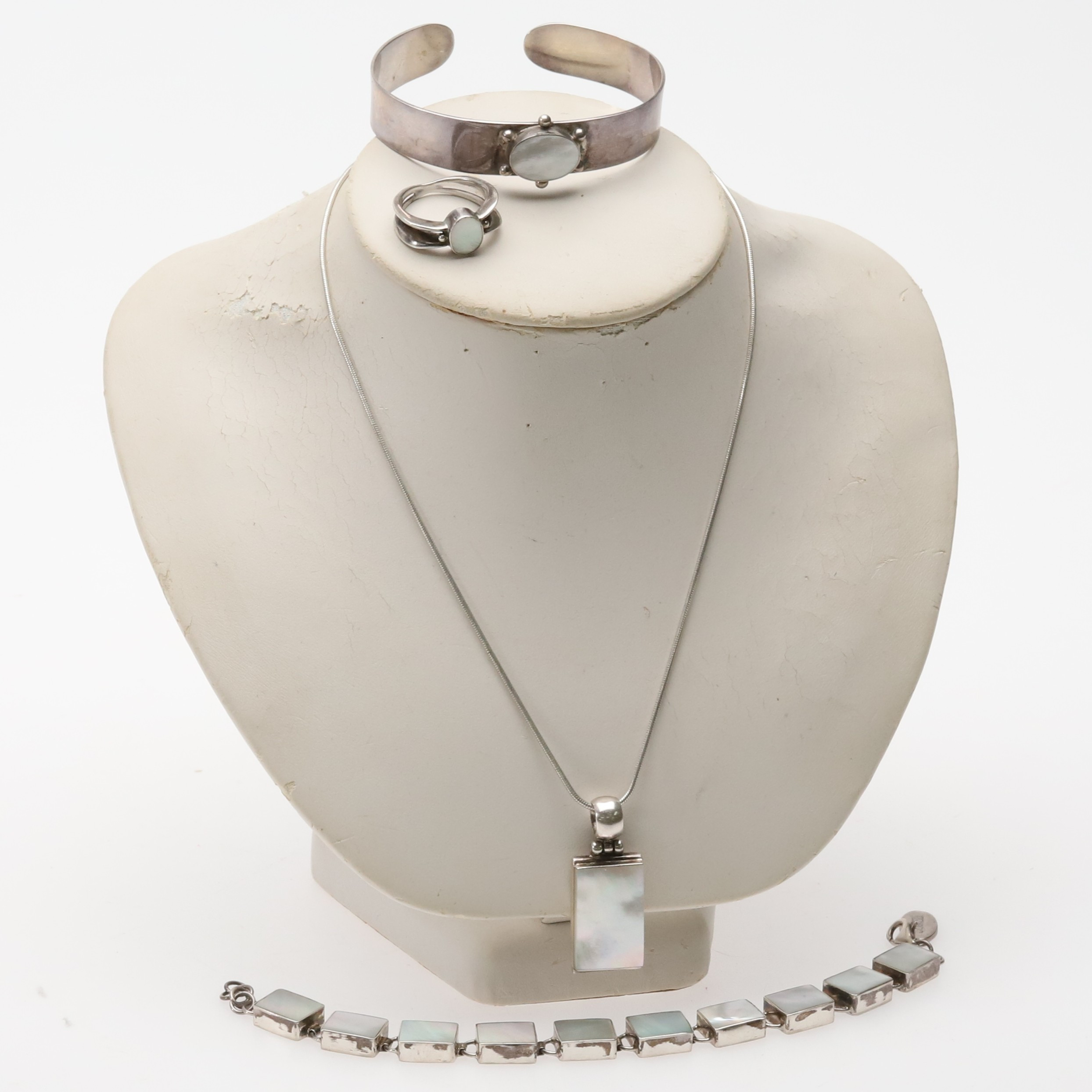 SMYCKESET , 4 delar, silver, 67,9 g.